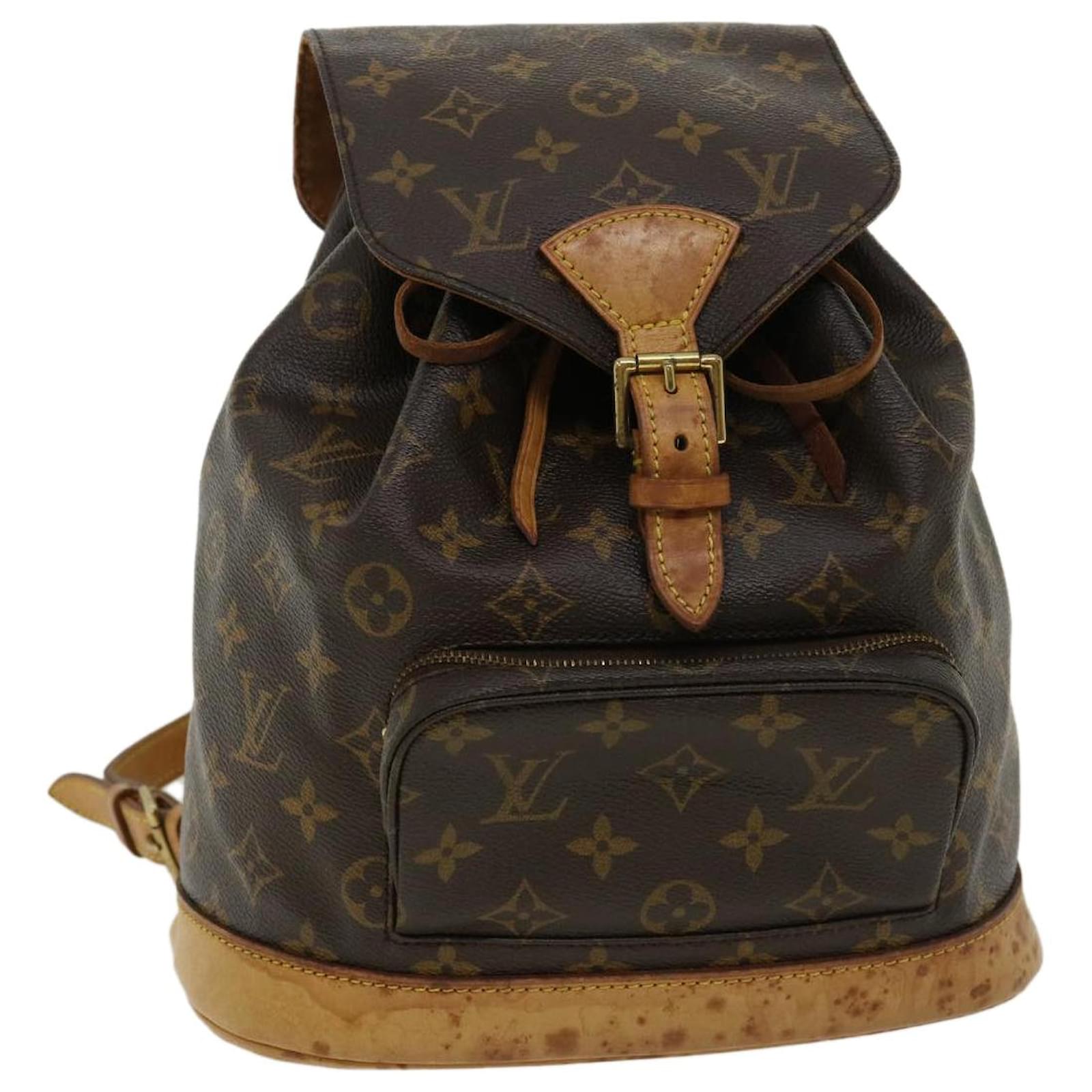 Louis Vuitton LV Monogram MONTSOURIS MM Backpack Browns Bag M51136 - VERY  GOOD