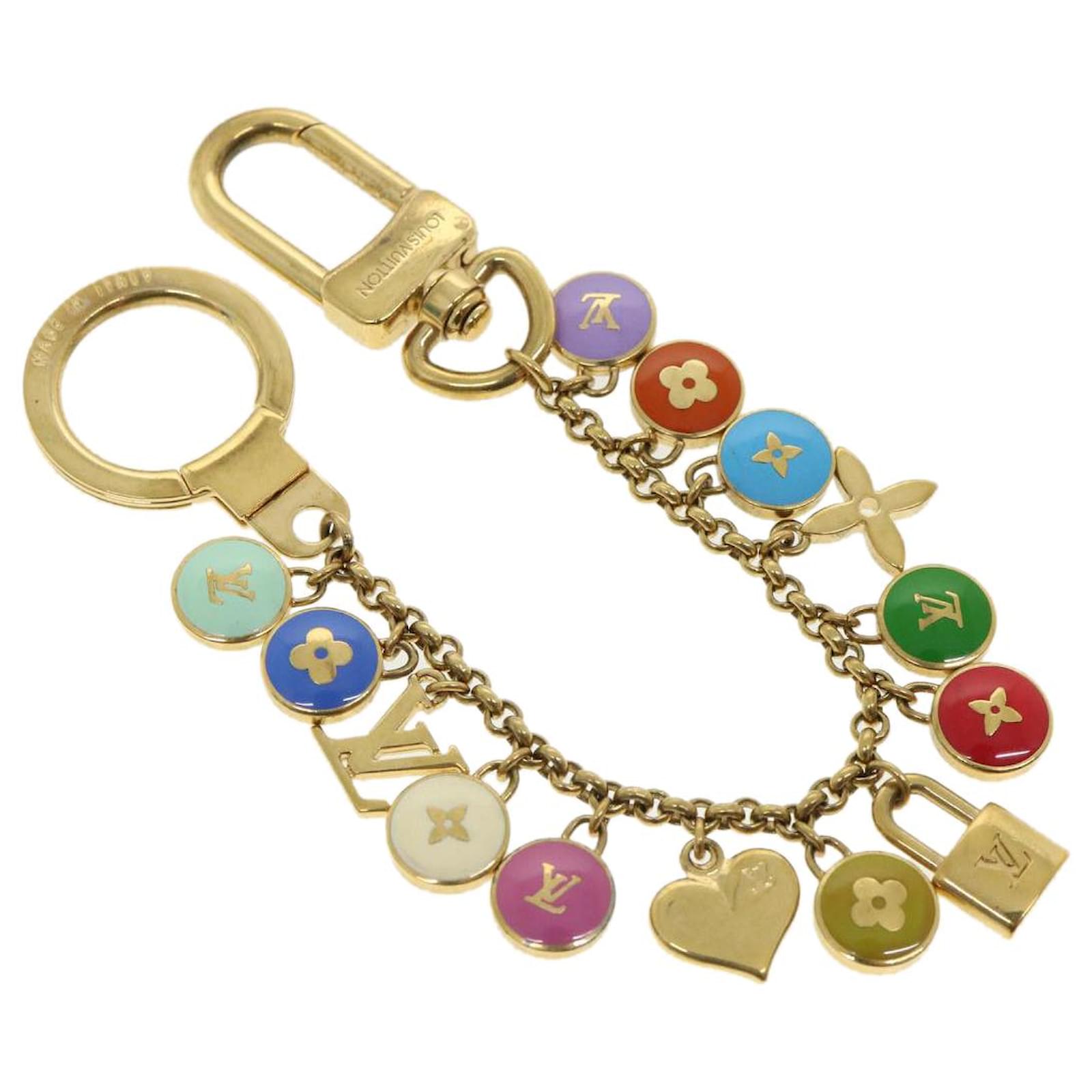 A Louis Vuitton Porte Cles Pastilles Multicolor Key Chain, 4 L