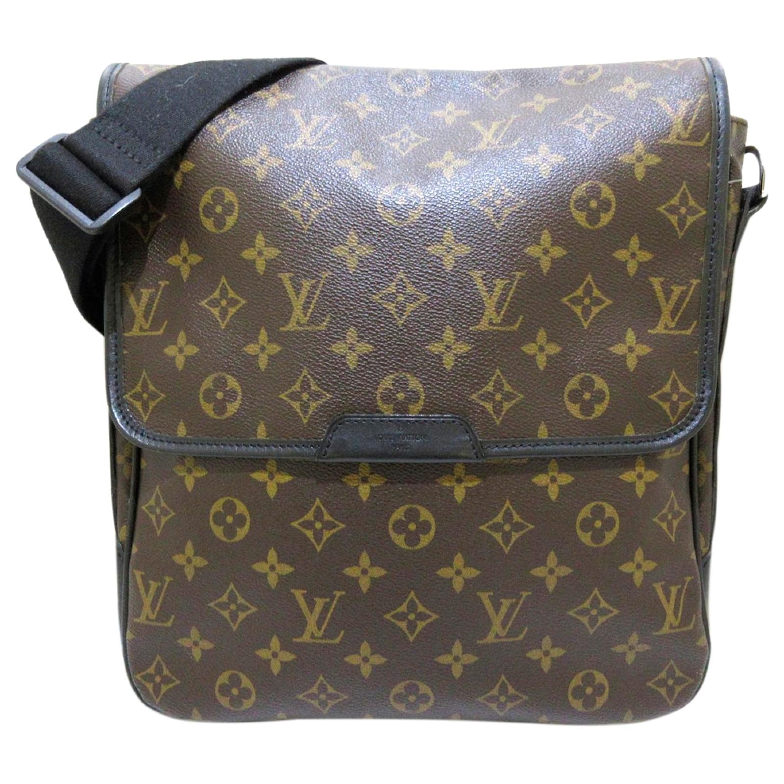 Louis Vuitton Monogram Macassar Canvas Bass MM Messenger Bag