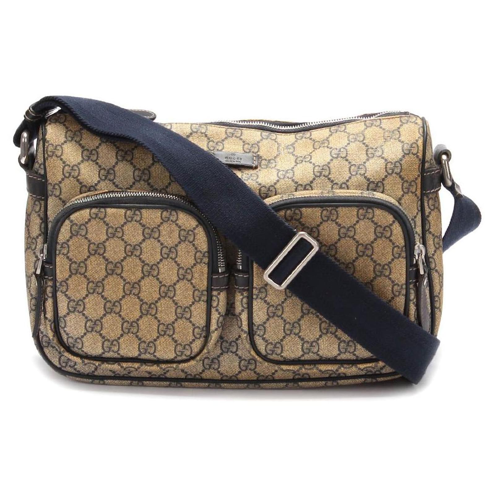 gucci GG Supreme Messenger Bag blue Cloth ref.654792 Joli Closet