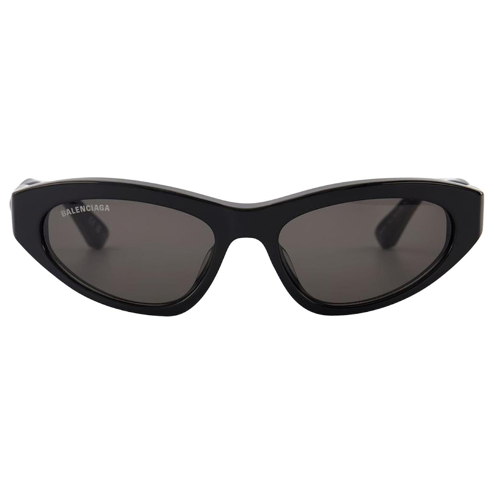 Balenciaga Black Acetate Sunglasses