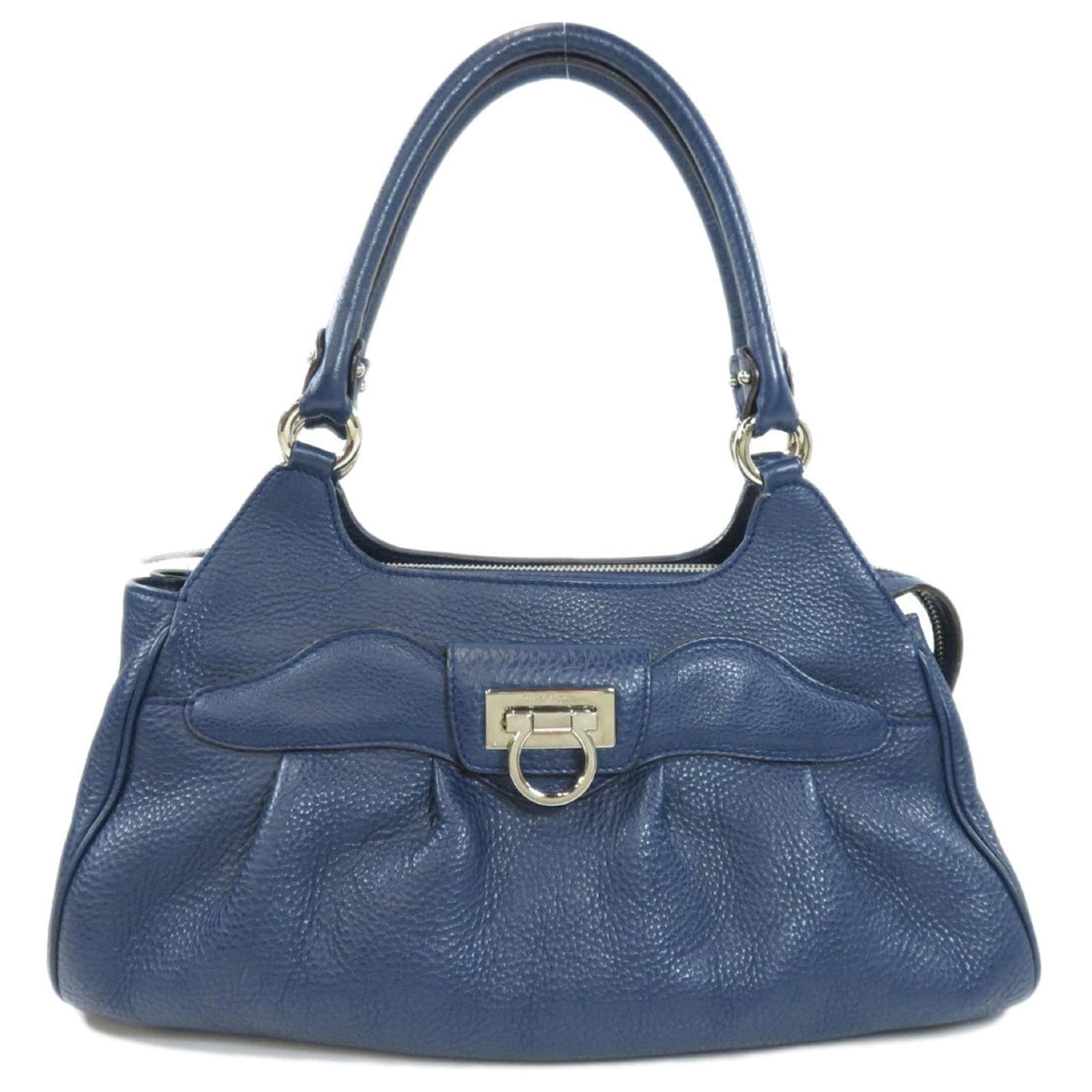 Salvatore Ferragamo Blue Leather ref.655039 - Joli Closet