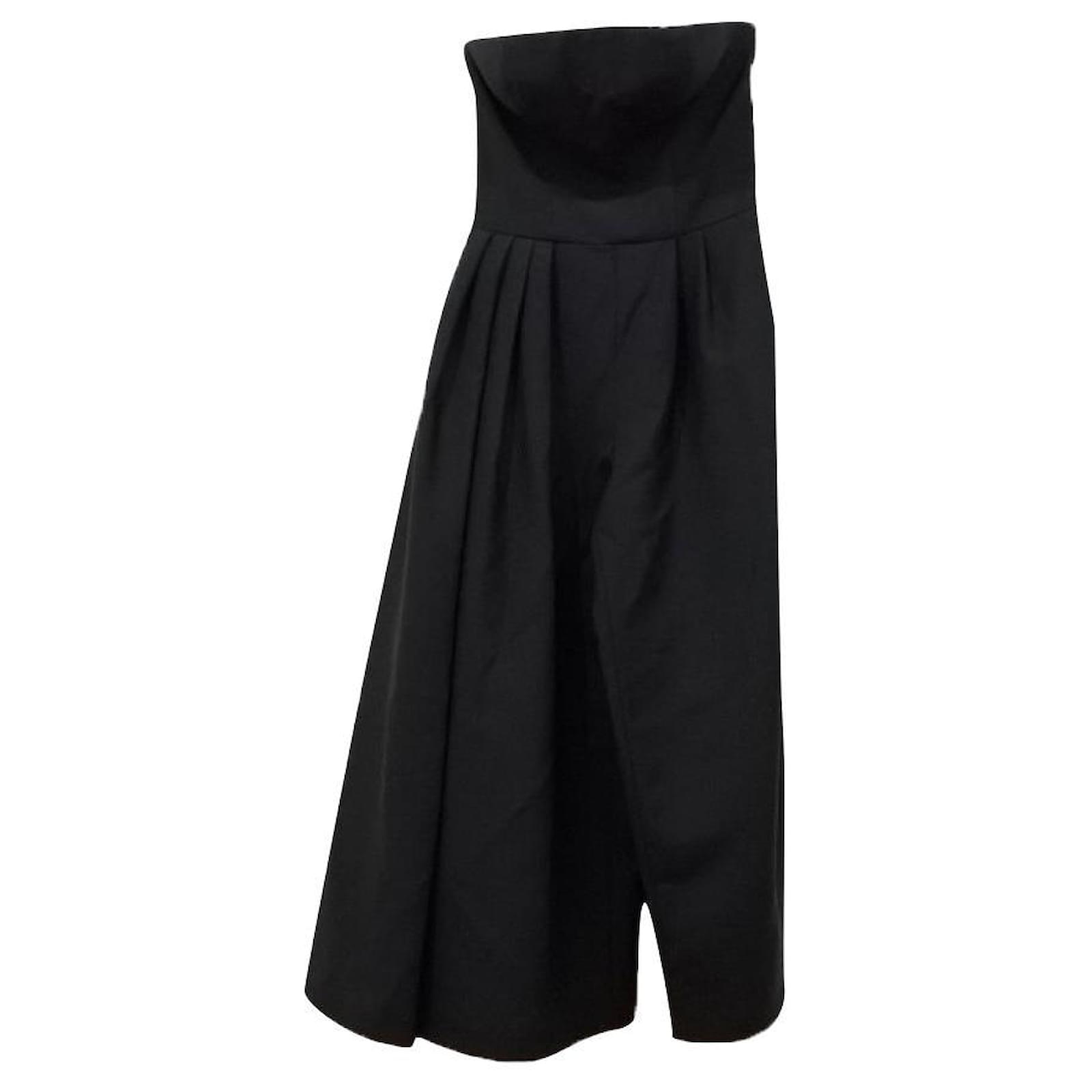 Christian Dior: All in one Bear Top Black Black Women's dress