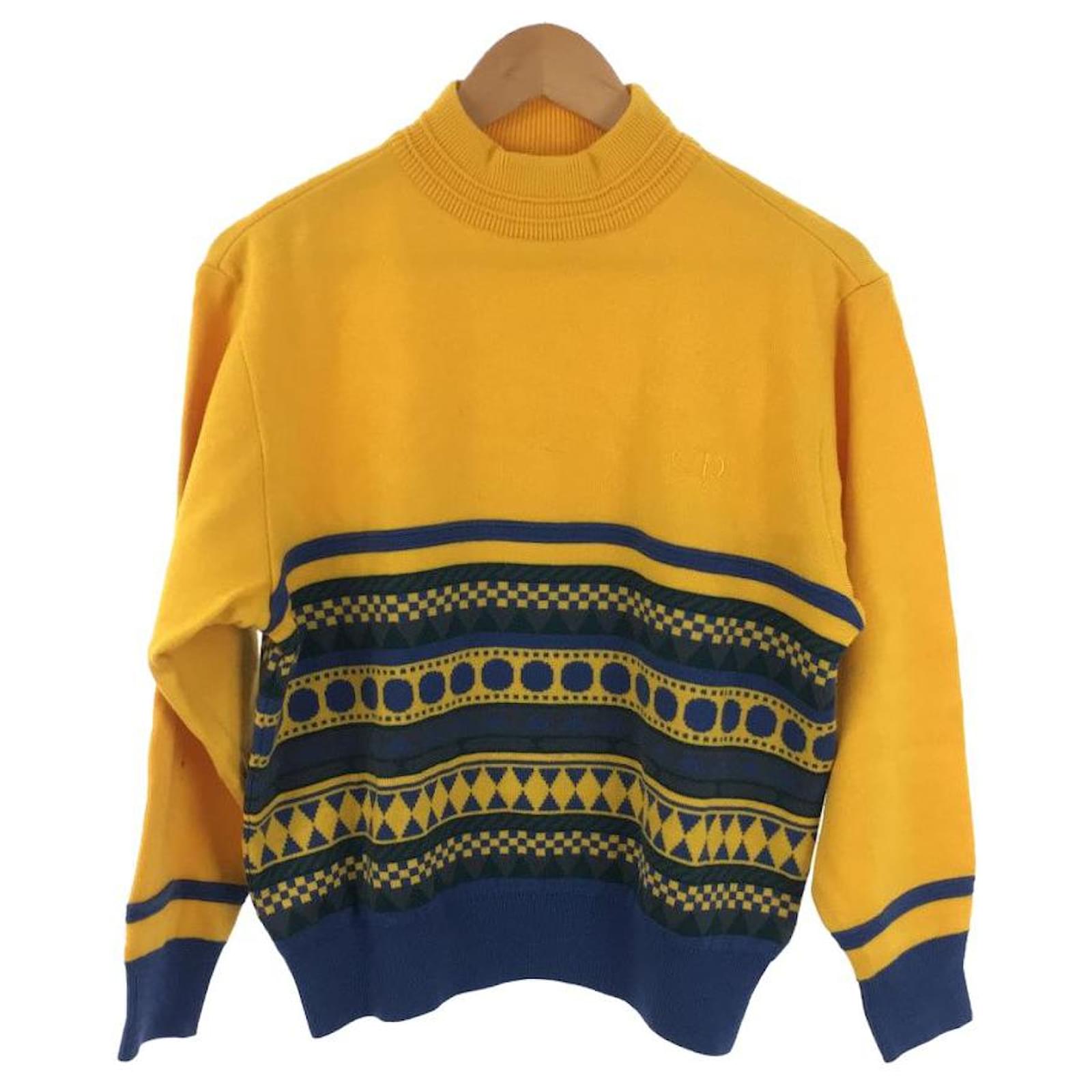 Rechthoek amusement Geruïneerd Christian Dior SPORTS Sweater (thick) / L / wool Yellow ref.655131 - Joli  Closet