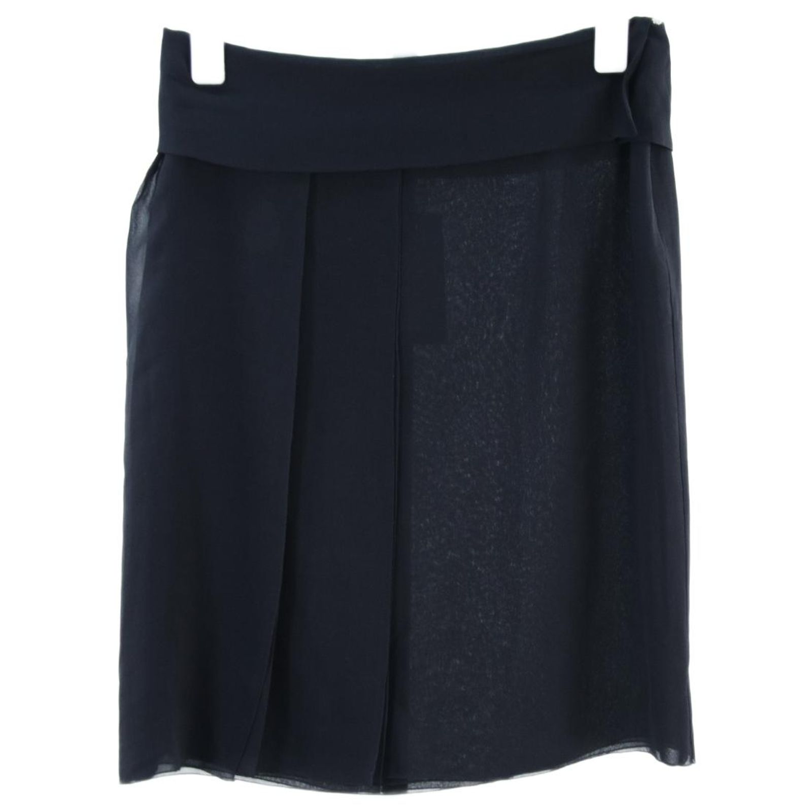 Jupe Cacharel Taille 38 En Lin Blanc 100% - Occasion Très Bon état