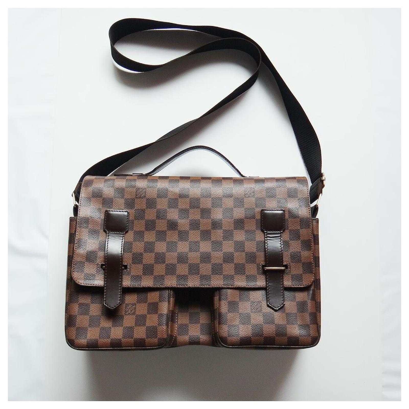 LV Louis Vuitton Damier Broadway Shoulder Bag Leather ref.655819