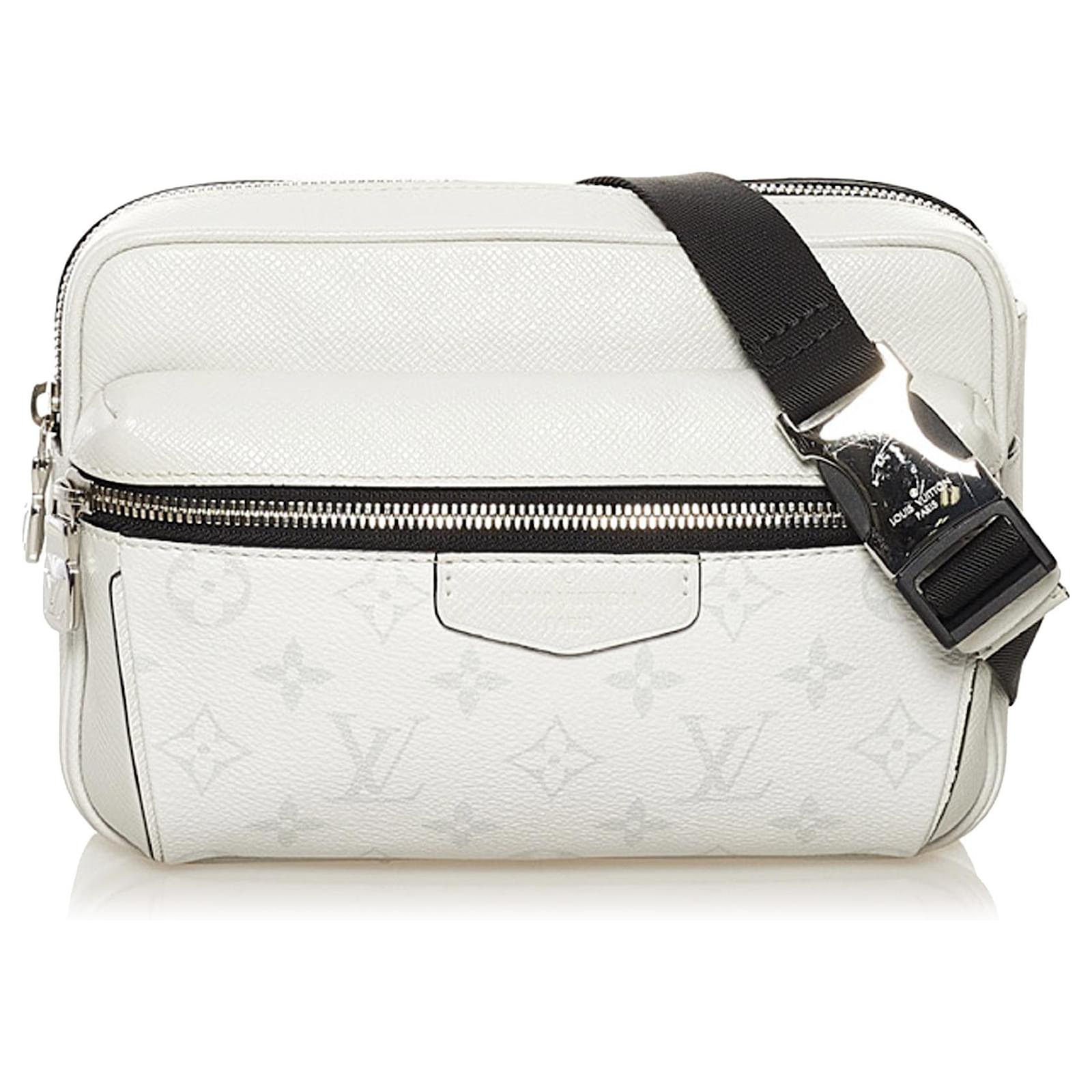 Louis Vuitton White Monogram Taigarama Outdoor Bumbag Leather Pony-style  calfskin ref.656434 - Joli Closet
