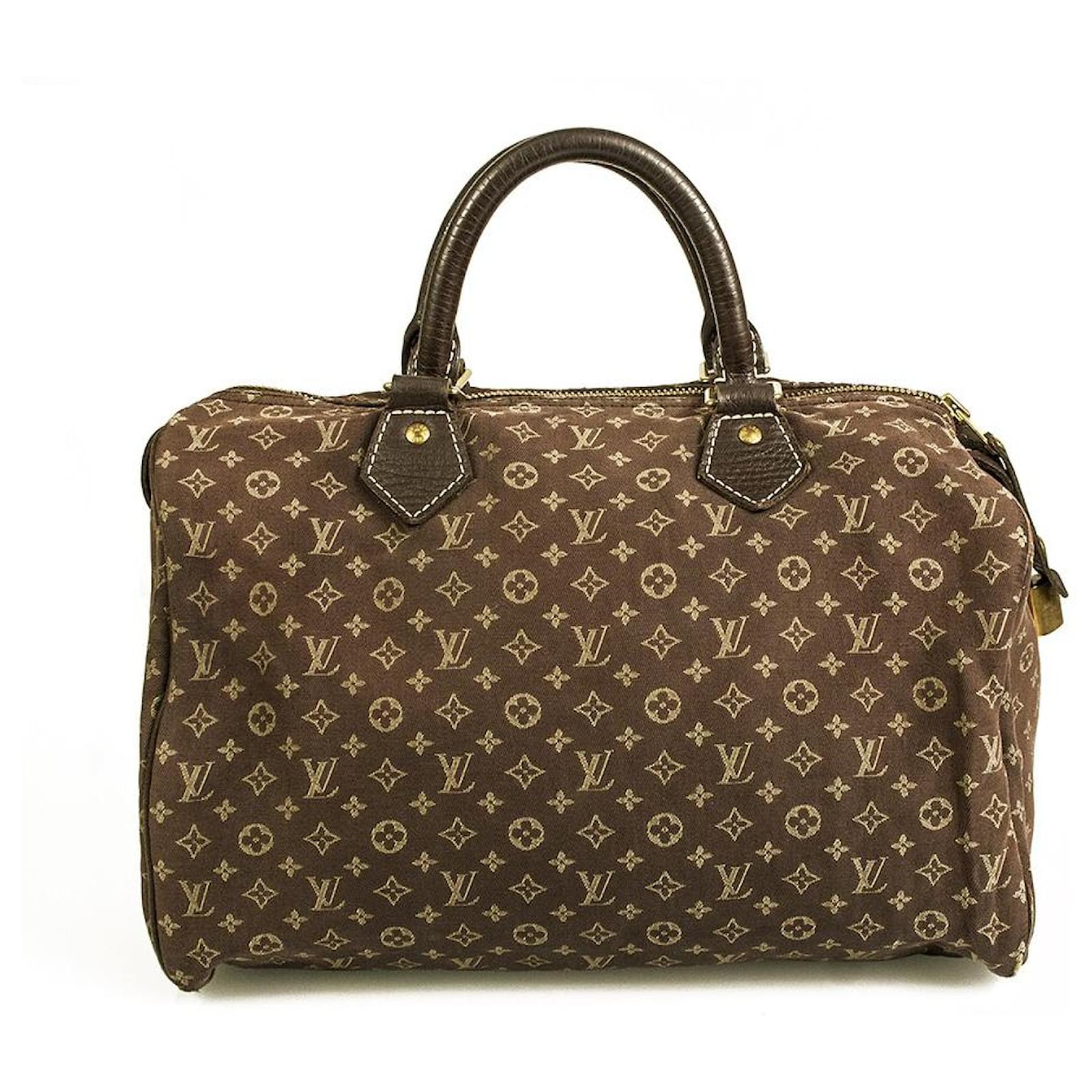 Louis Vuitton Speedy 30 Monogram Idylle Mini Lin Satchel Bag