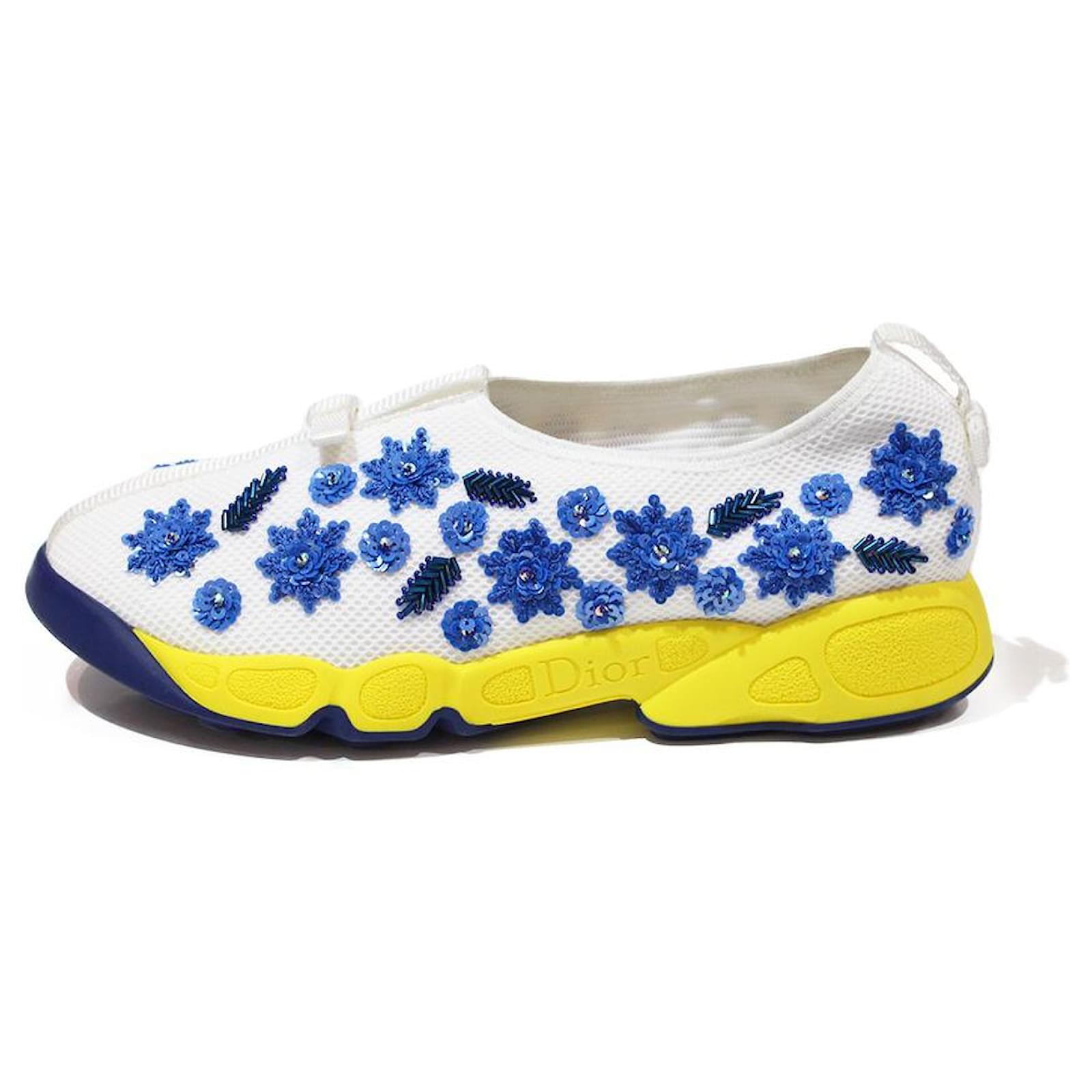 basket dior jaune