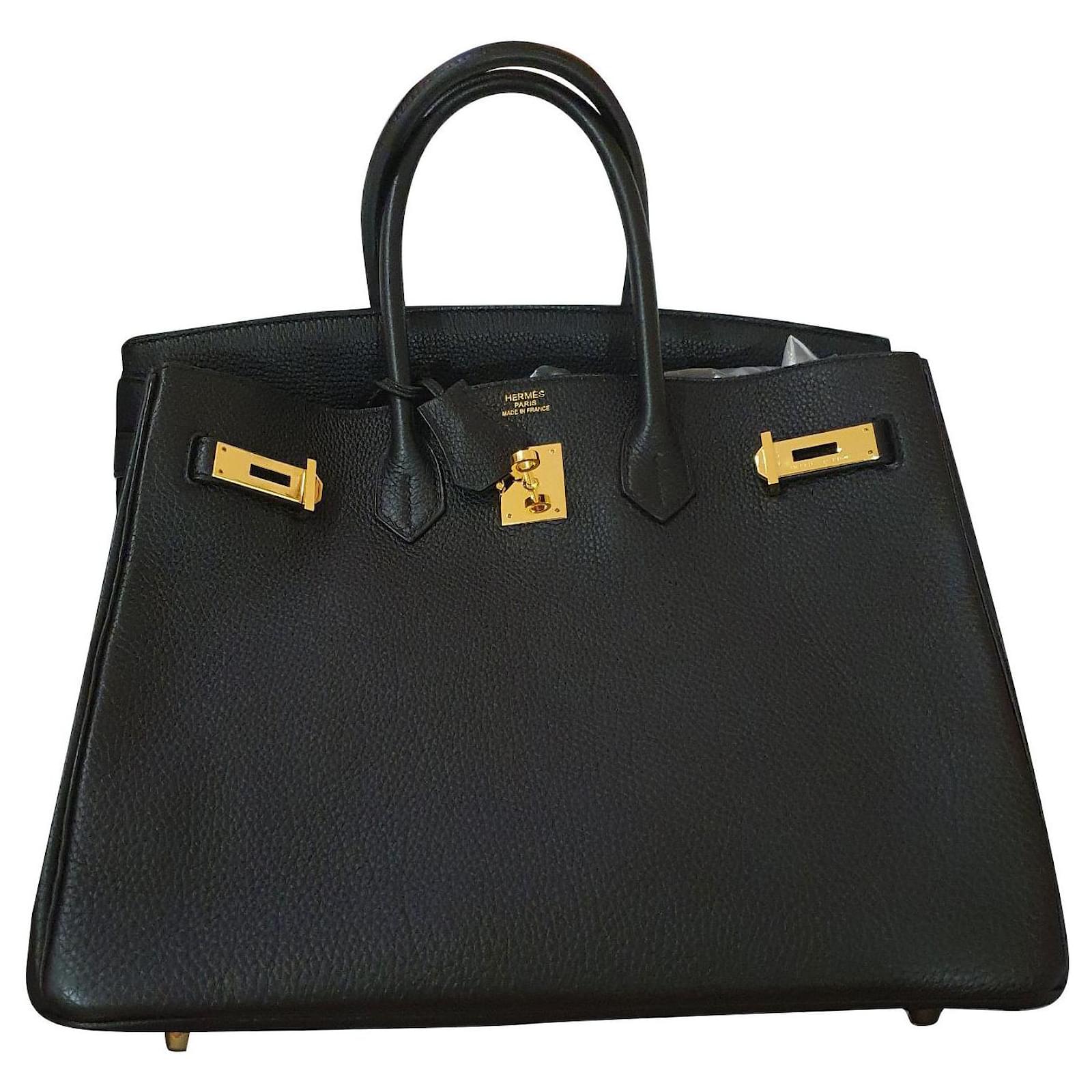 Hermès HERMES BIRKIN Schwarz Lammfell ref.656788 - Joli Closet