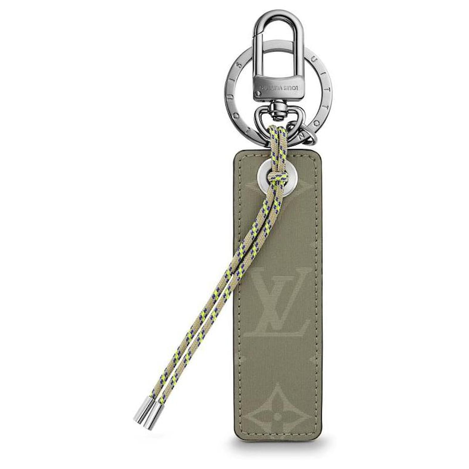Louis Vuitton Grey Monogram Titanium Fluo Tab Bag Charm and Key Holder  Leather ref.656898 - Joli Closet