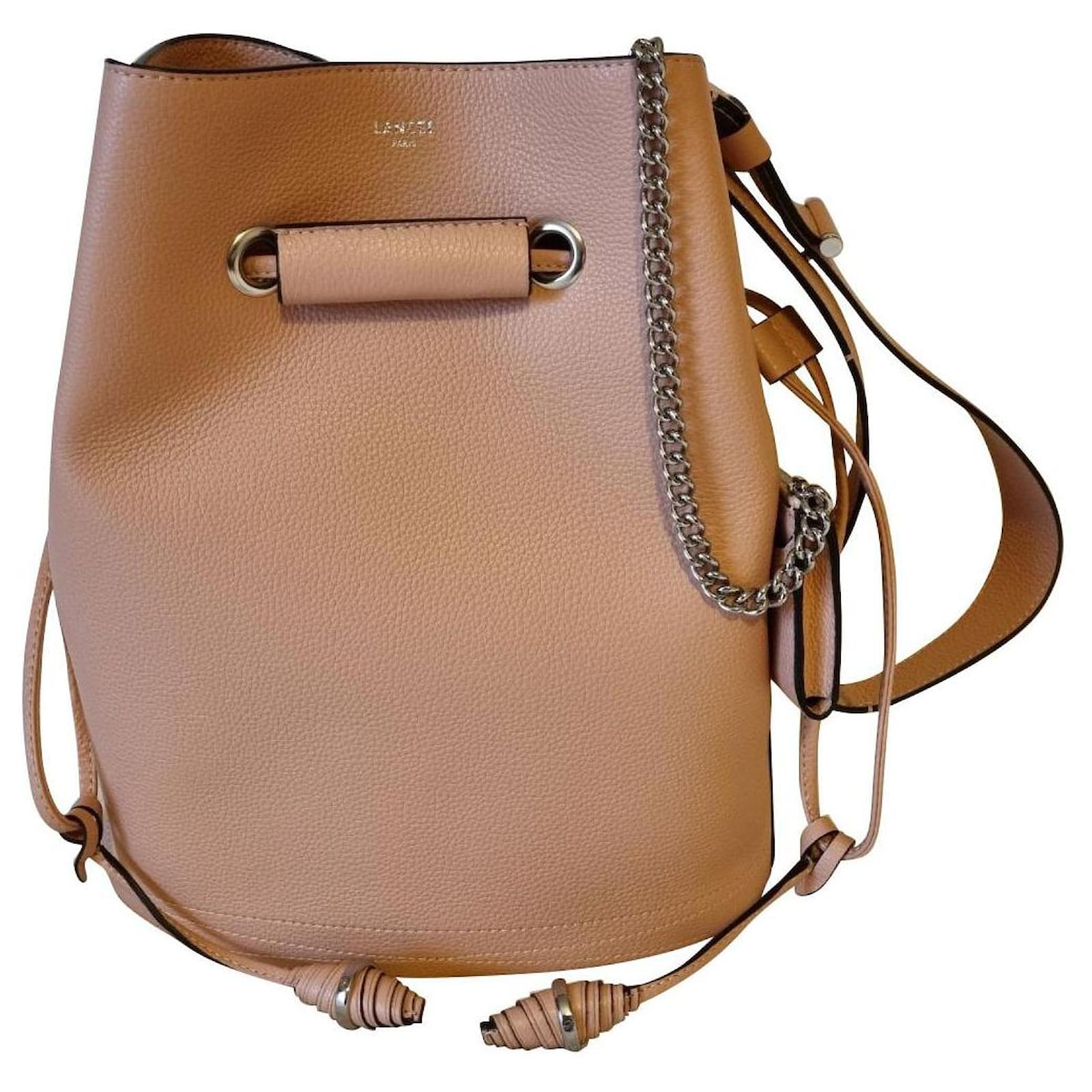 Lancel Sac Seau Le Huit Moyen Mod?�le Rose Sunset Cuir ref.657051 - Joli Closet