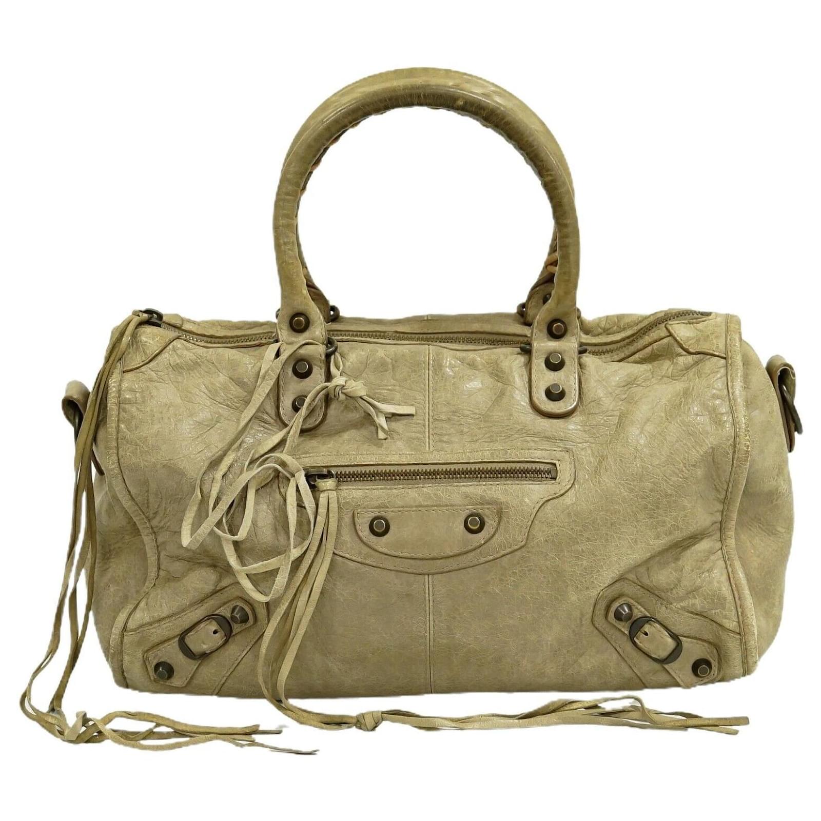 balenciaga city beige