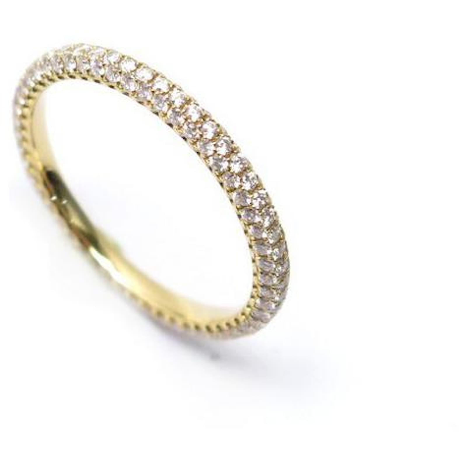 NEW BOUCHERON ALLIANCE EPURE JAL RING01174 T60 in gold and diamonds 3 ...