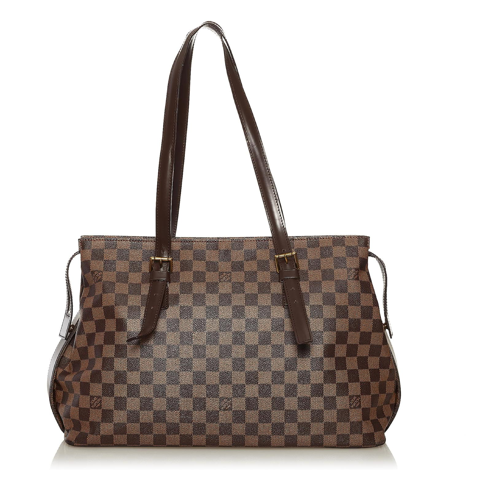 Louis Vuitton Brown Damier Ebene Chelsea Cloth ref.919315 - Joli Closet