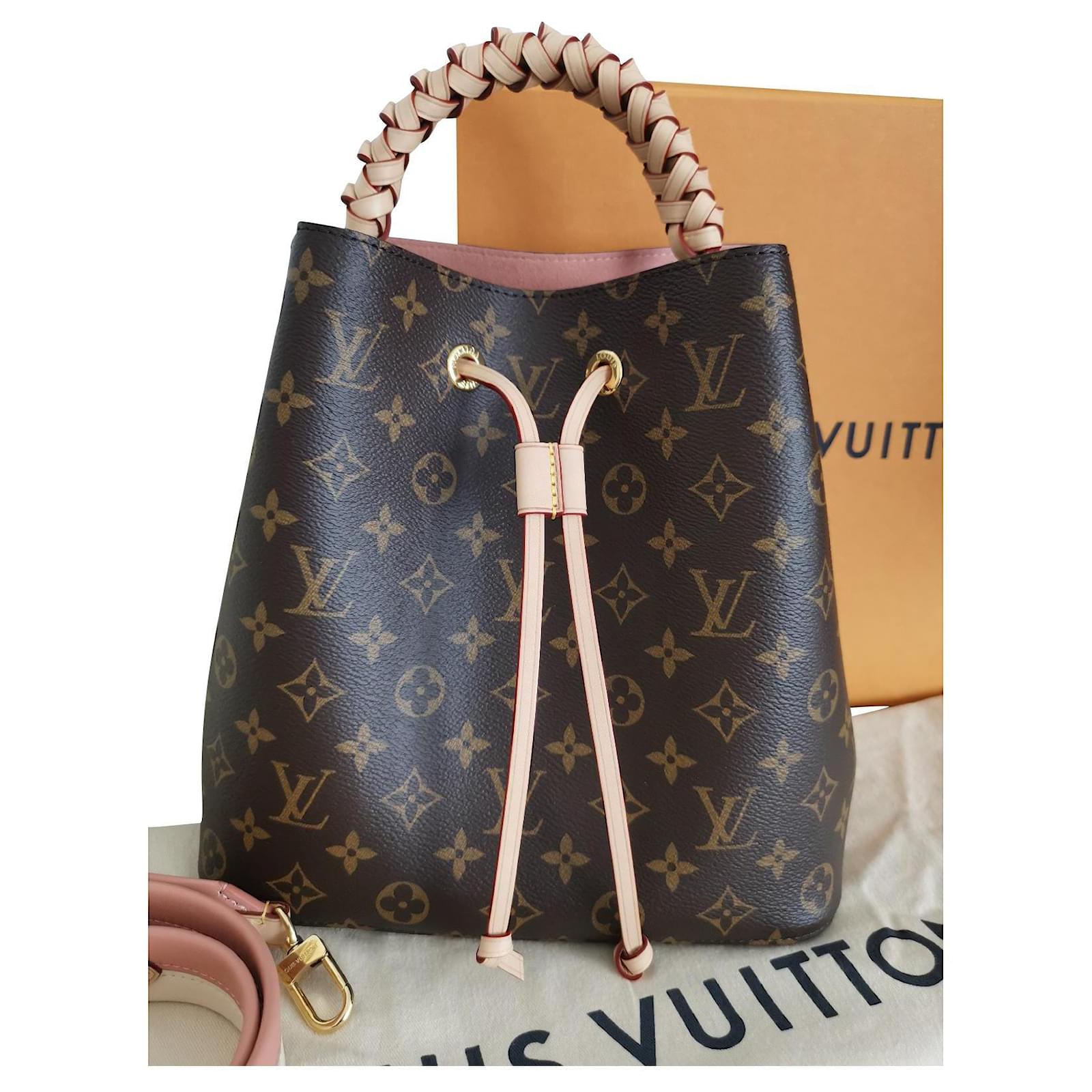 Louis Vuitton NeoNoe Braided Handle Handbag