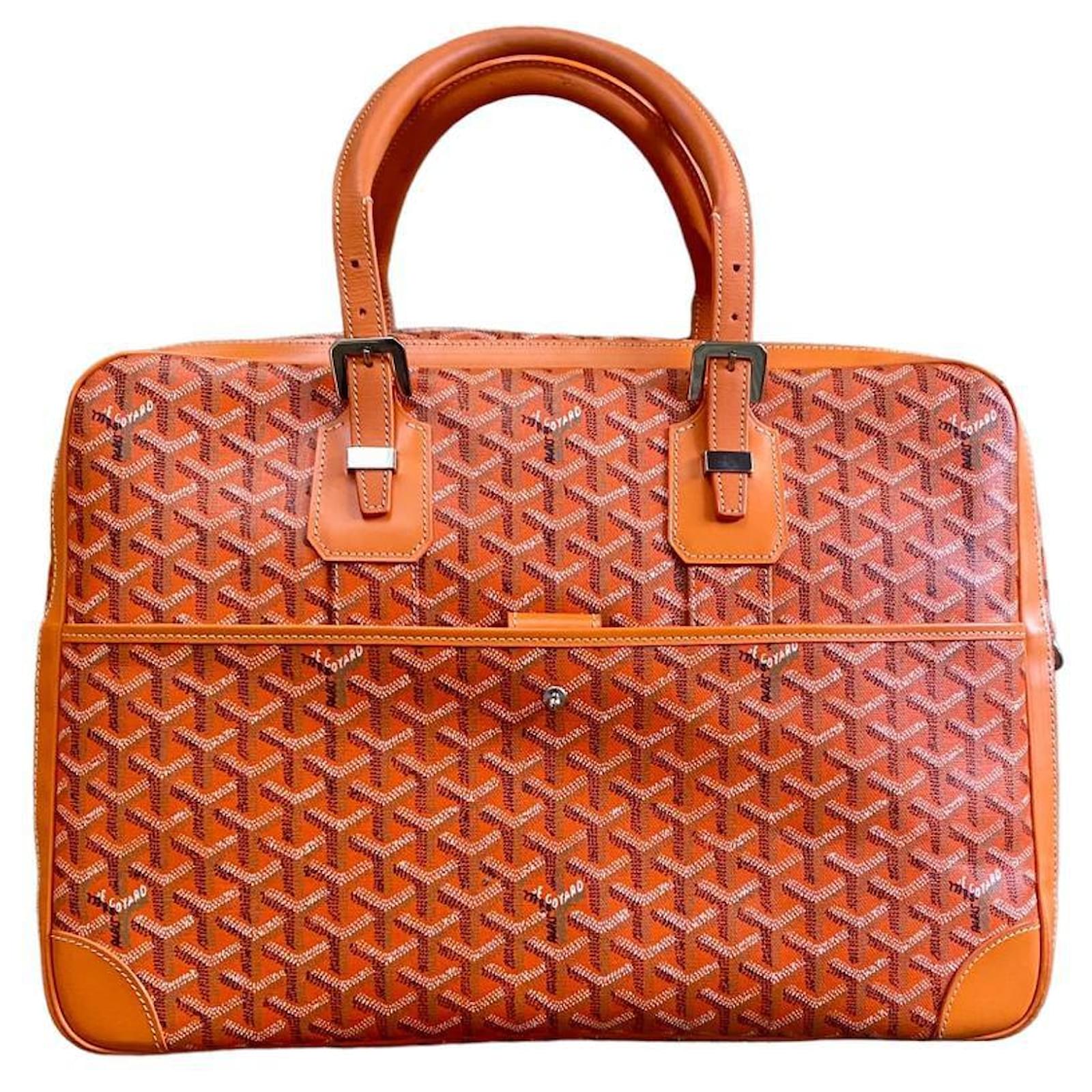 Goyard Orange Ambassade briefcase ref.658650 - Joli Closet