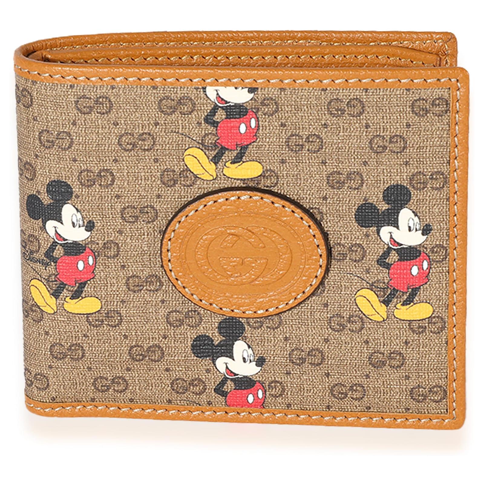 Gucci X Disney Vintage Gg Supreme Cartera de Mickey ref.659063 - Joli Closet