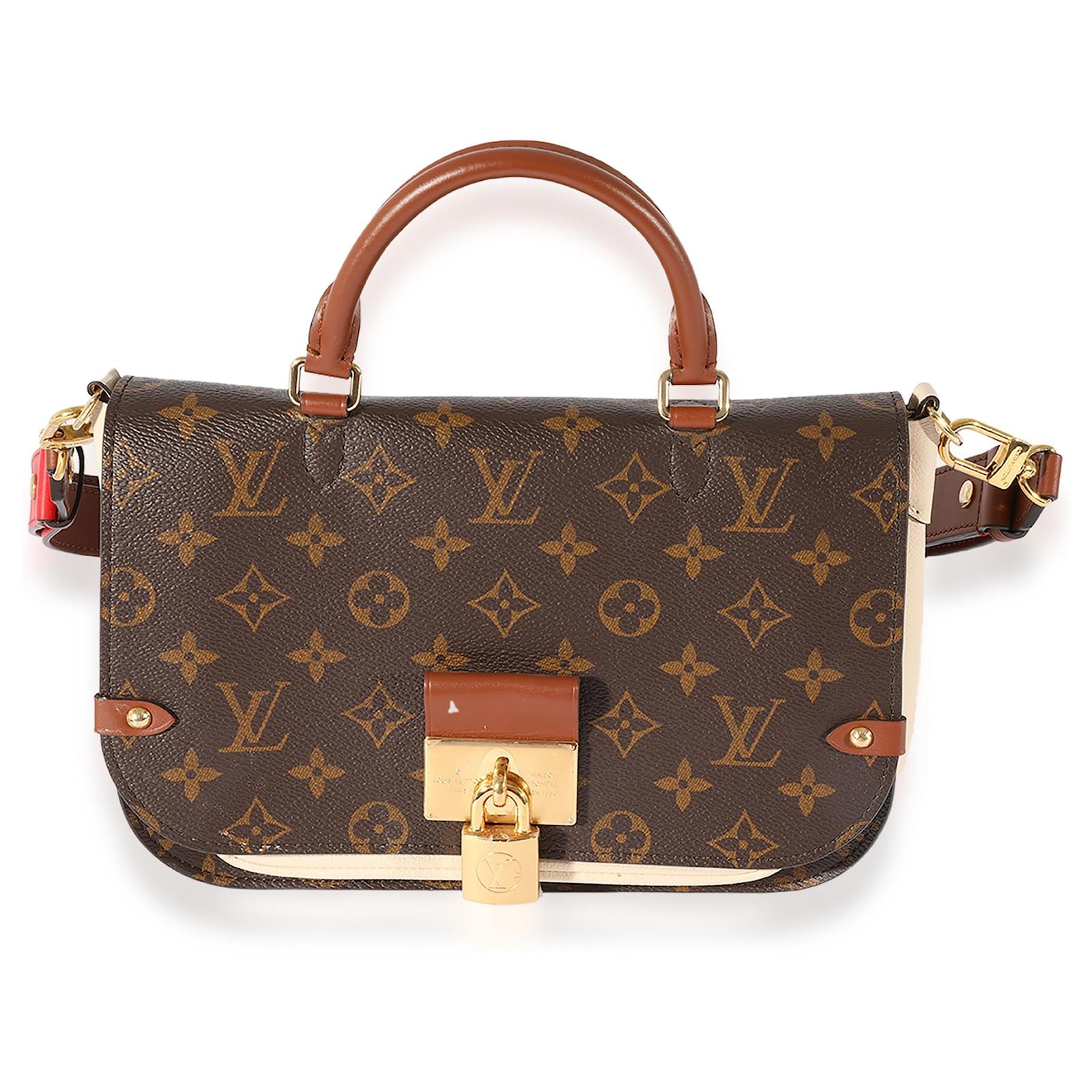 LOUIS VUITTON Femme Vaugirard Bag en Cuir en Marron