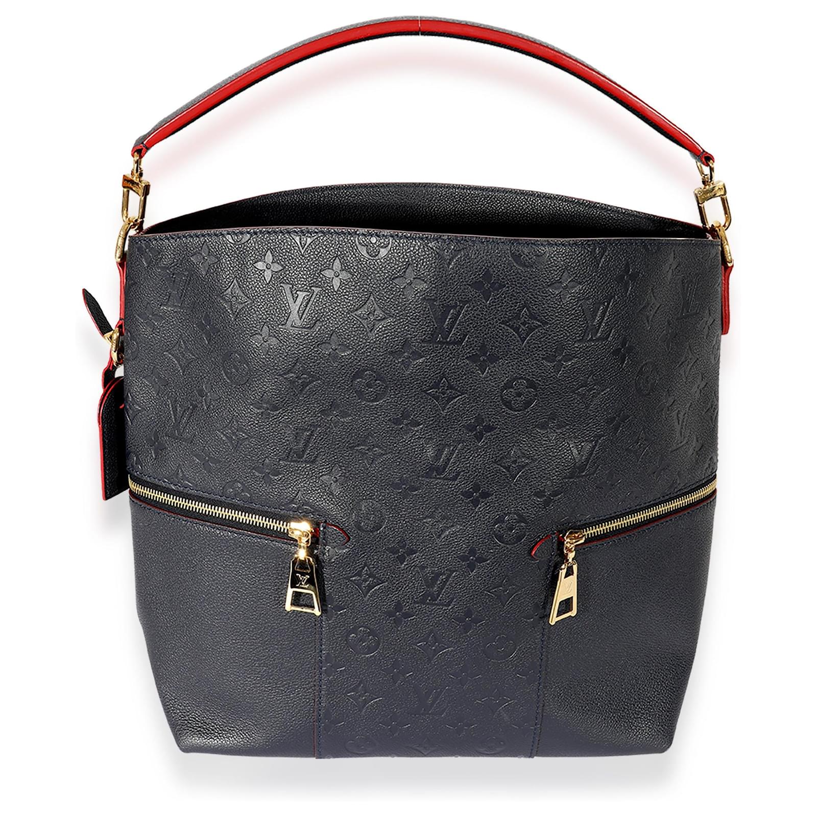 Louis Vuitton Marine Rouge Empreinte Melie Black Leather ref.659158 - Joli  Closet