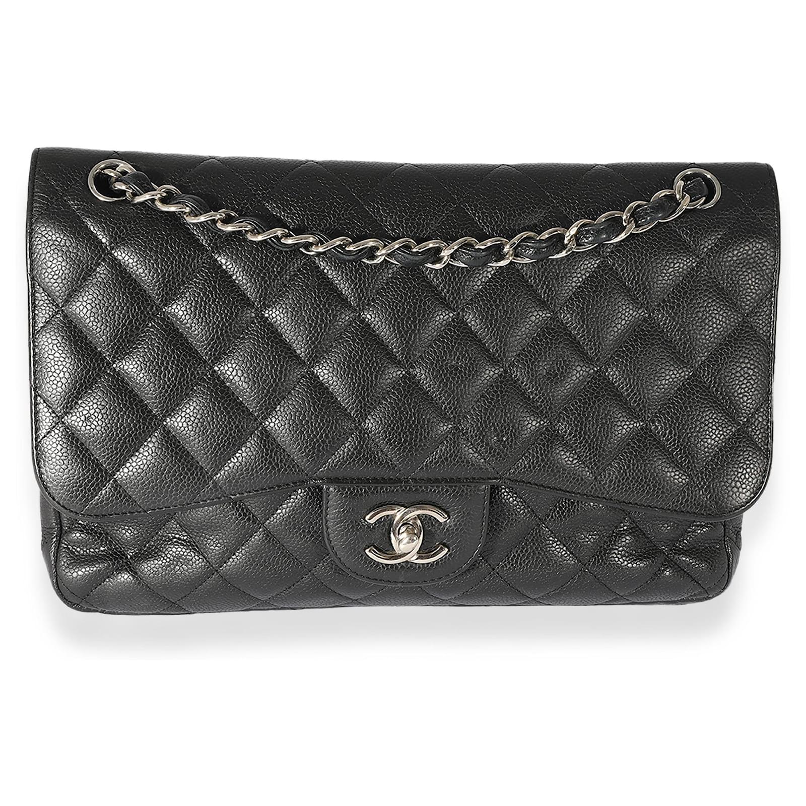 Chanel black caviar bag sale