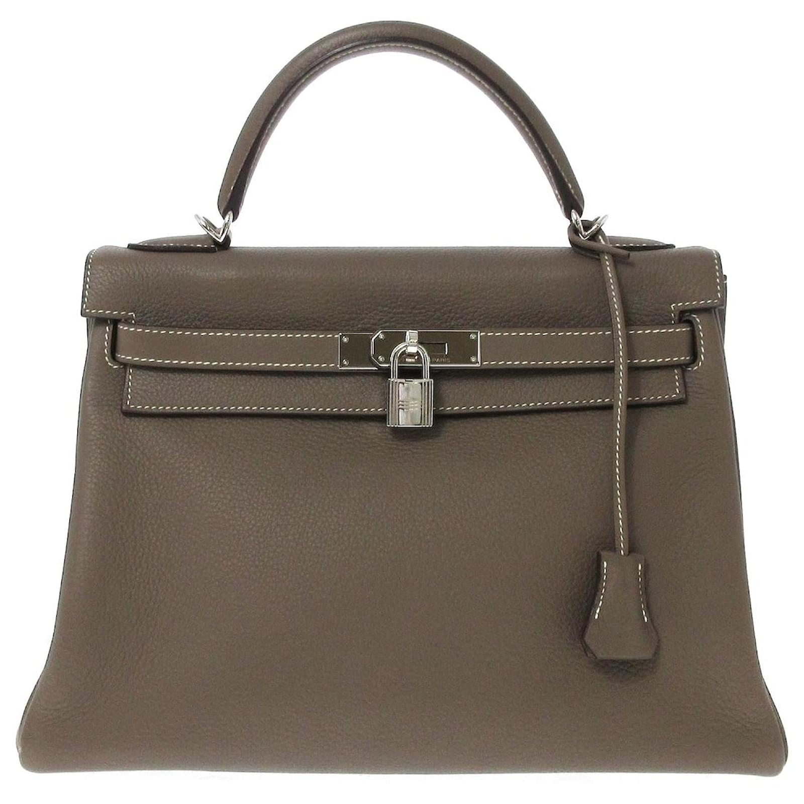 Hermès hermes kelly Grey Leather ref.660168 - Joli Closet