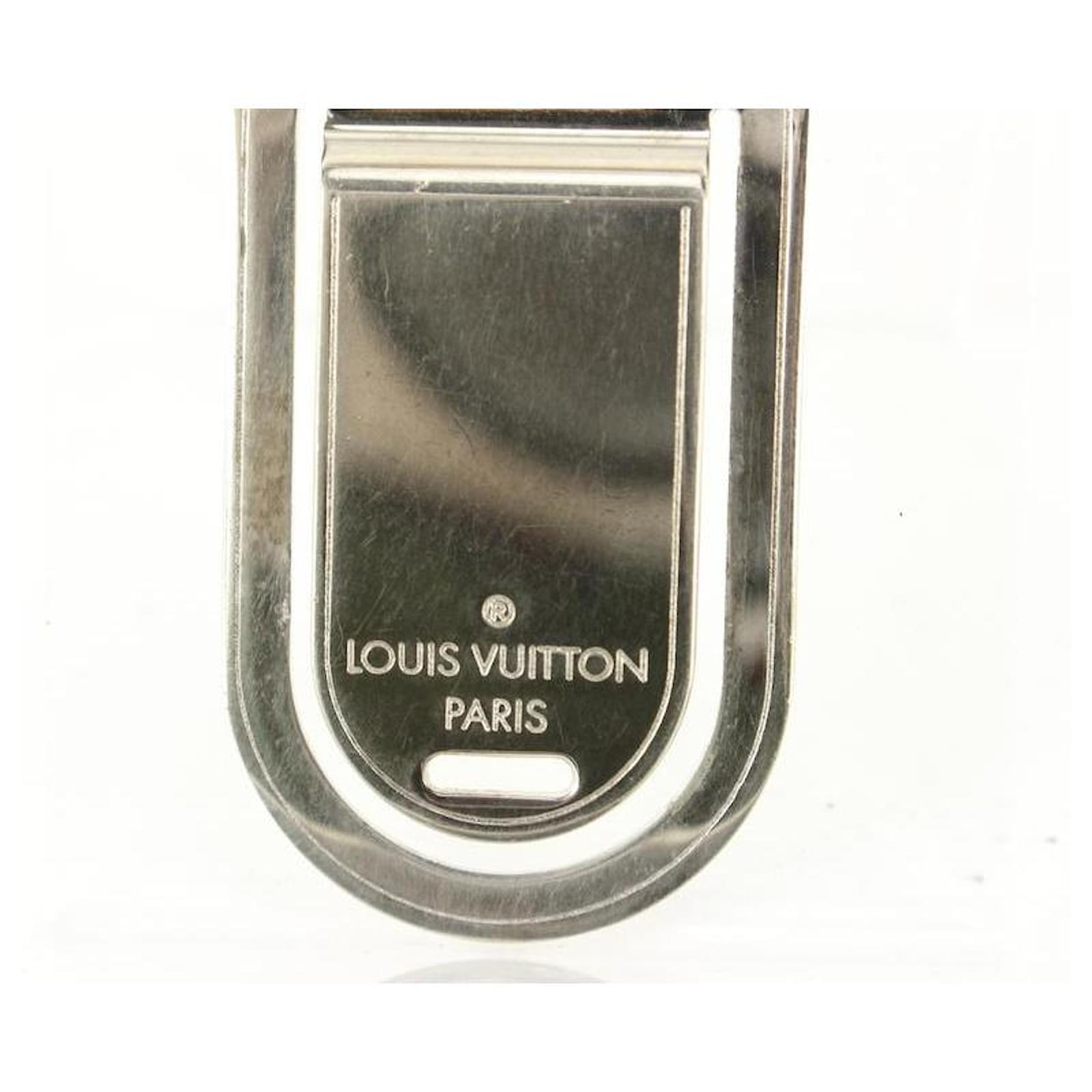 Louis Vuitton Silver Pans A Vie Porto Money Clip Bill Fold ref