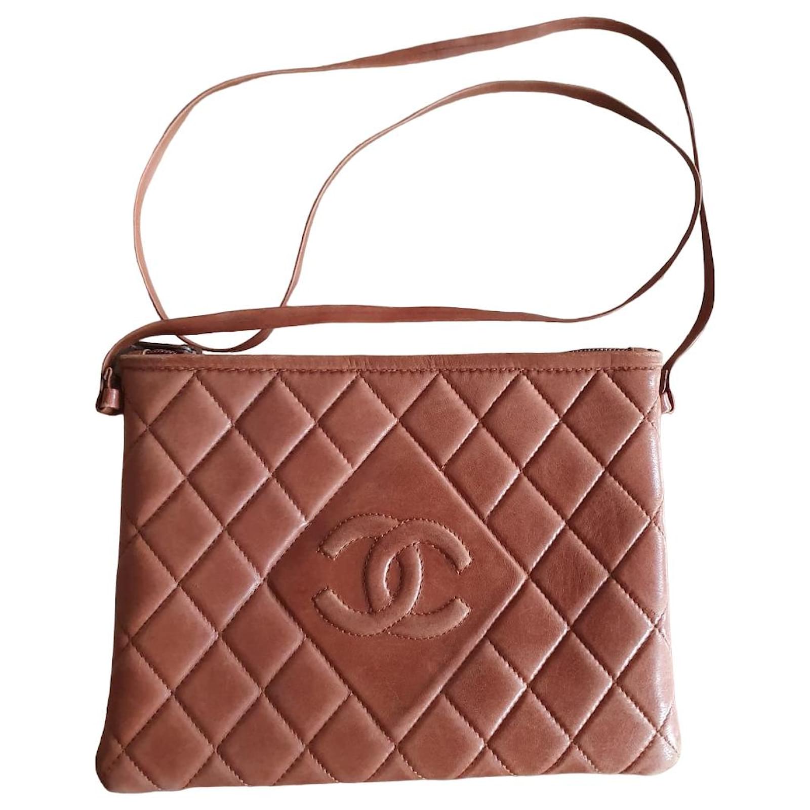 Bag Tracolla Chanel Vintage Chanel Classic Flap Bag Pelle Di