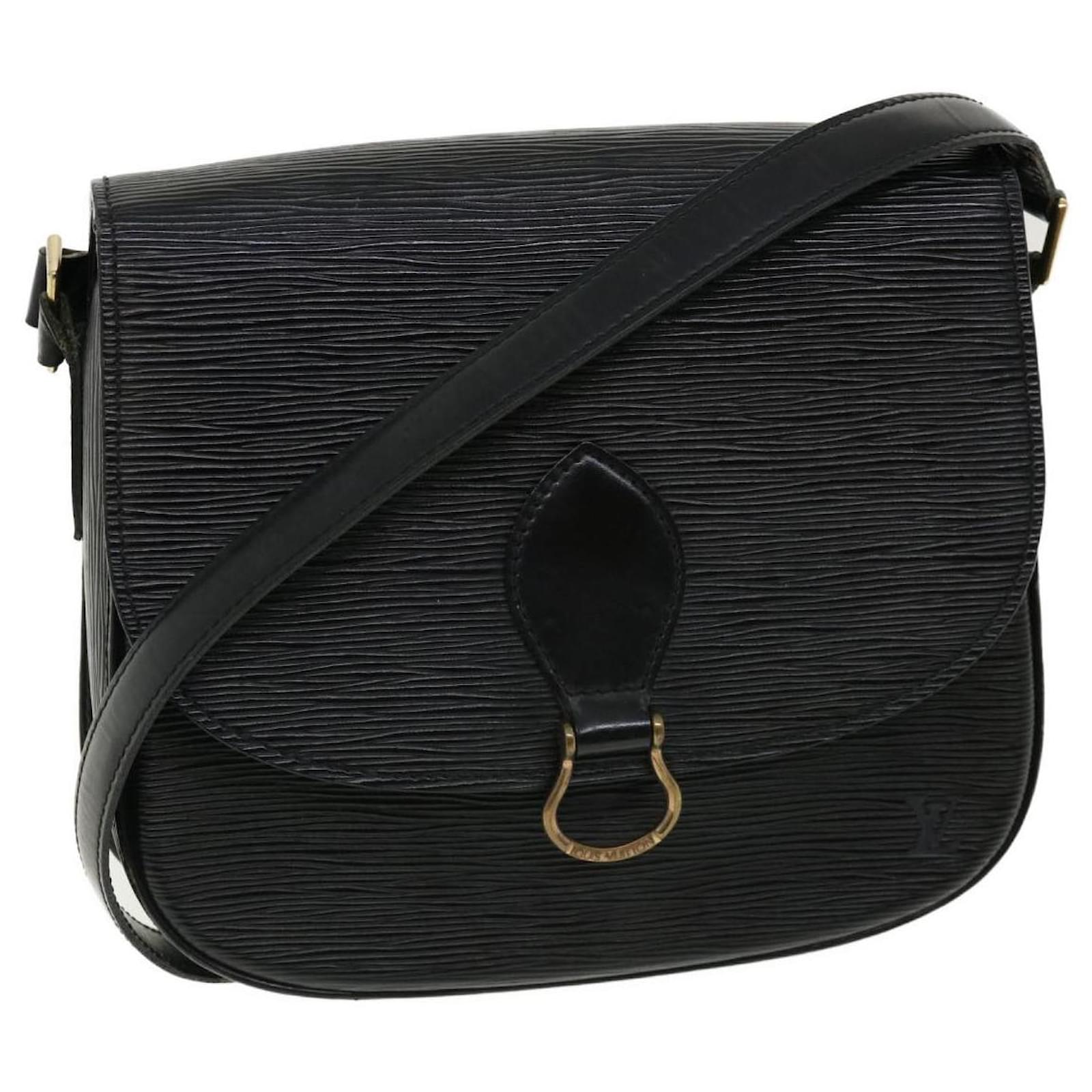 VINTAGE Louis Vuitton Black Epi Leather St. Cloud PM Crossbody Bag
