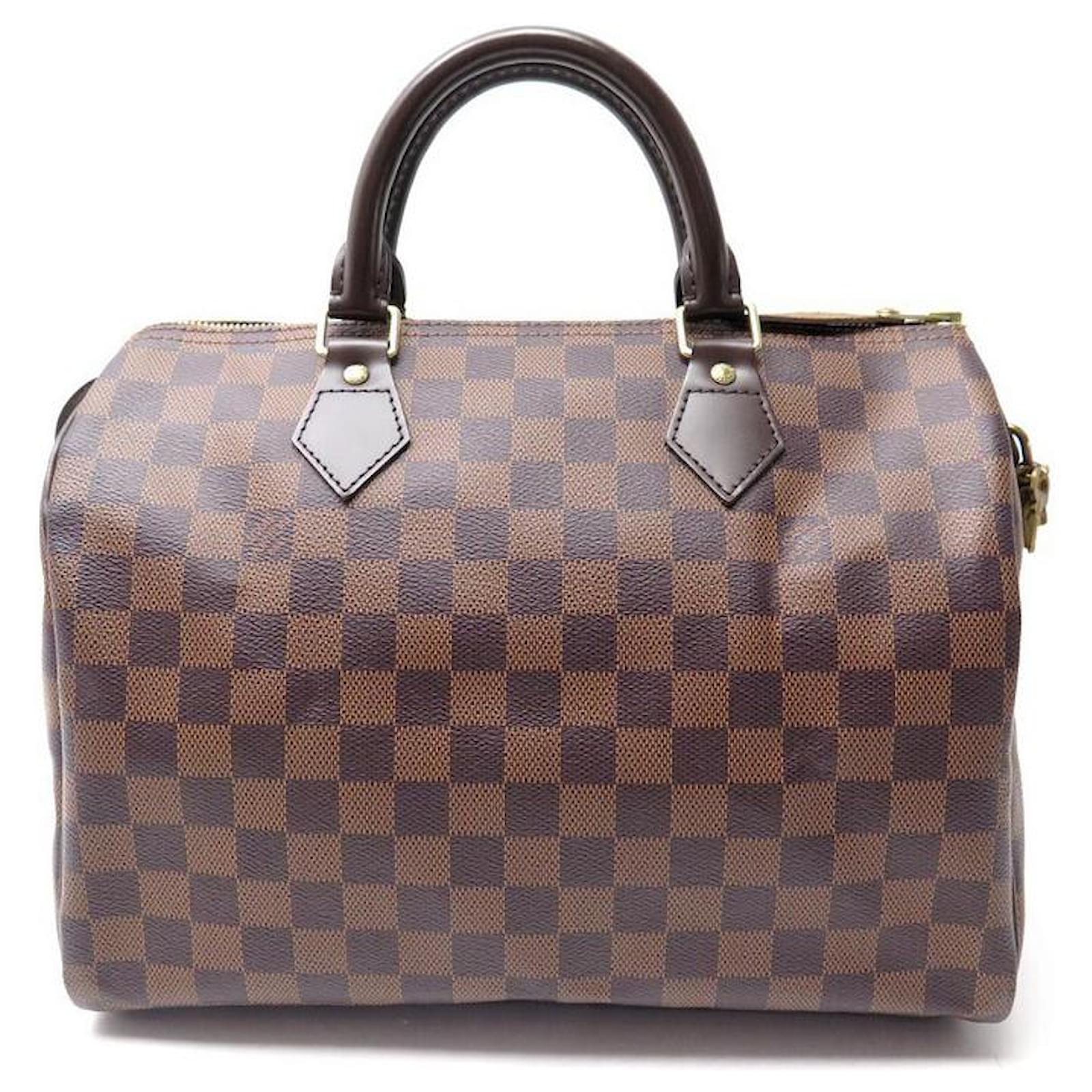 Louis Vuitton Tote in brown checkered canvas and brown leather at