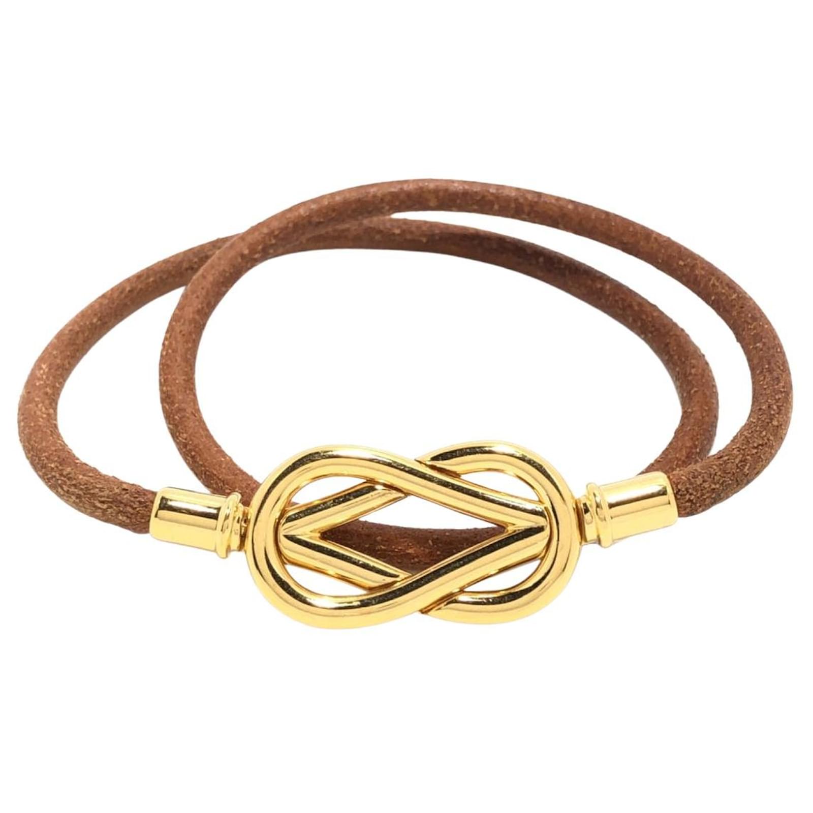 Hermès Atame Brown Leather ref.663934 Joli Closet