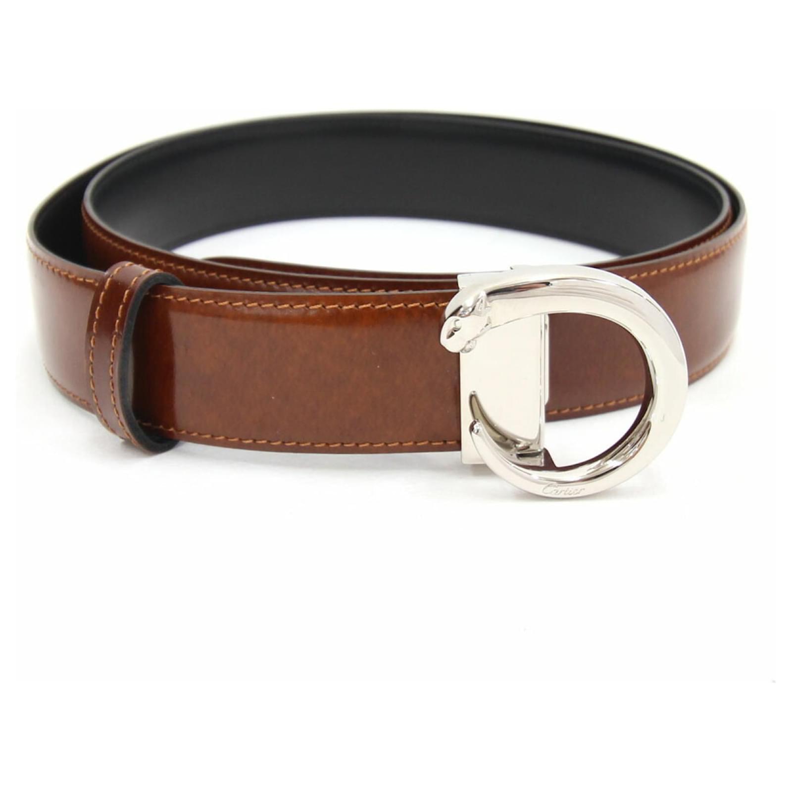 Cartier Panthère Brown Leather ref.664458 - Joli Closet