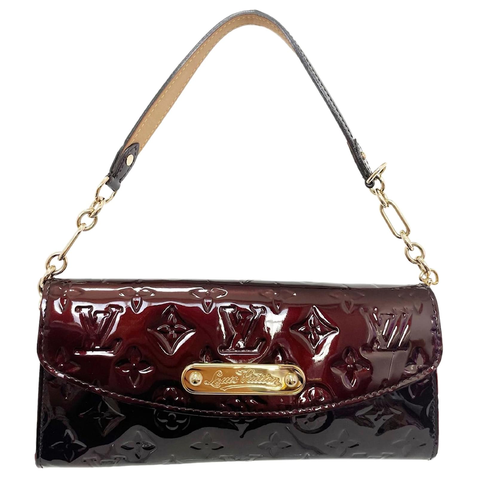 Louis Vuitton Purple Vernis Sunset Boulevard Leather Patent leather  ref.144854 - Joli Closet