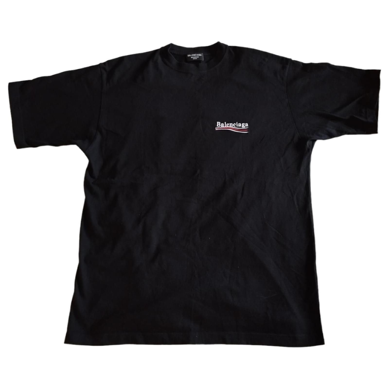camiseta balenciaga Negro Algodón ref.665530 - Joli Closet