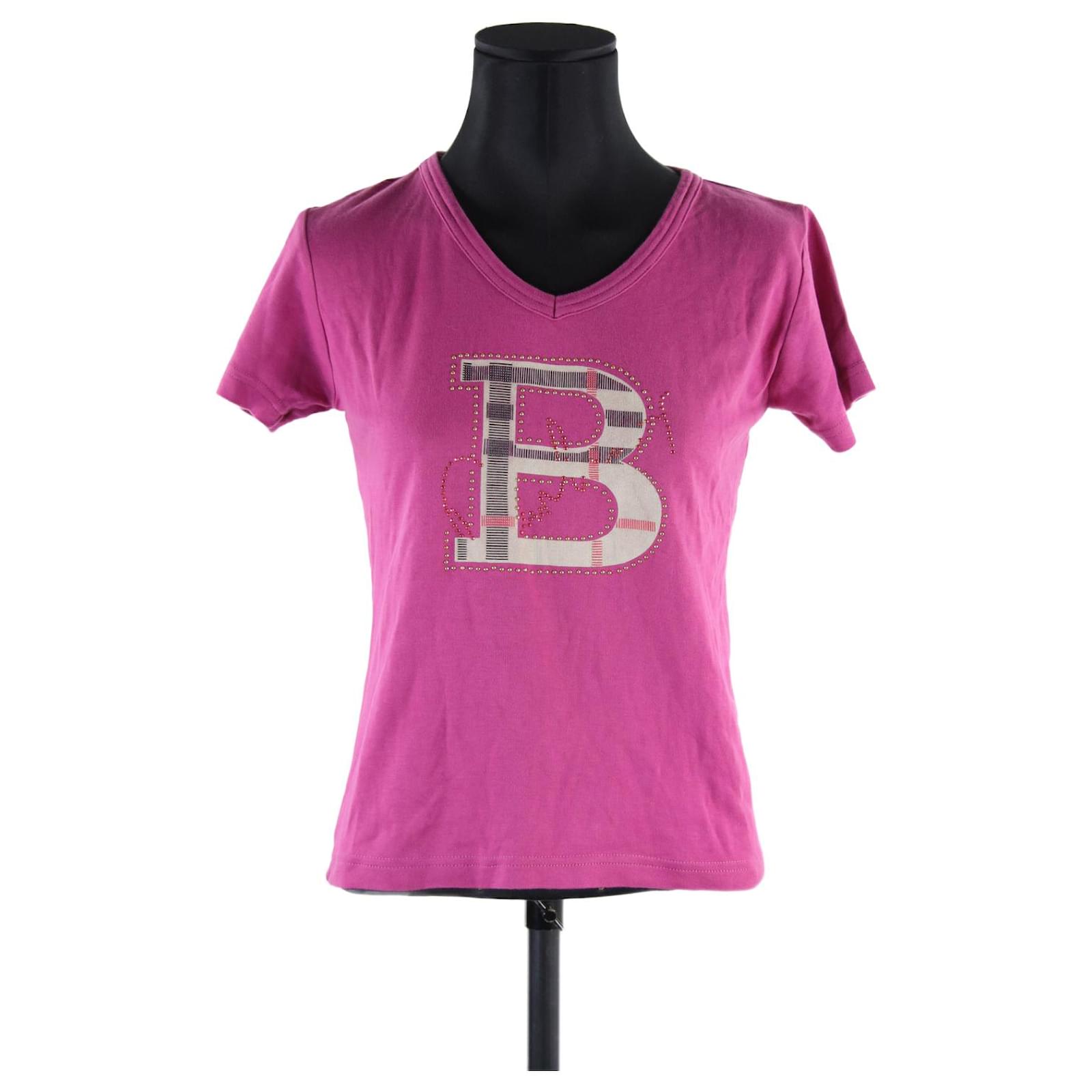 Top Burberry M Pink ref.665677 - Joli Closet