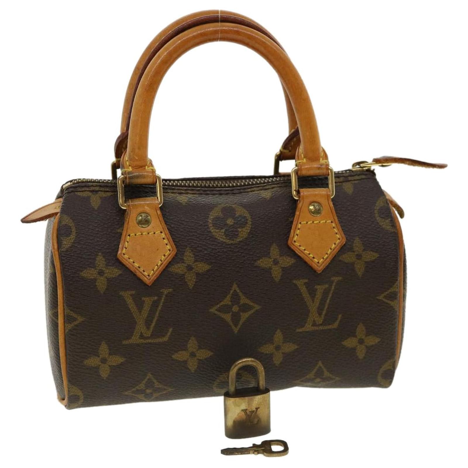 LOUIS VUITTON Monogram Mini Speedy Hand Bag M41534 LV Auth 49701 Cloth  ref.1025931 - Joli Closet