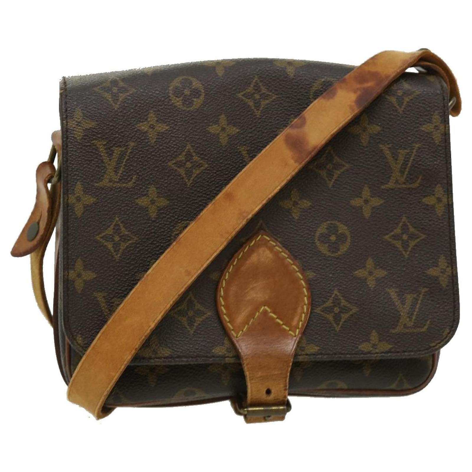 LOUIS VUITTON Cartouchiere Bag in Brown Canvas - 101315 Cloth ref.997297 -  Joli Closet