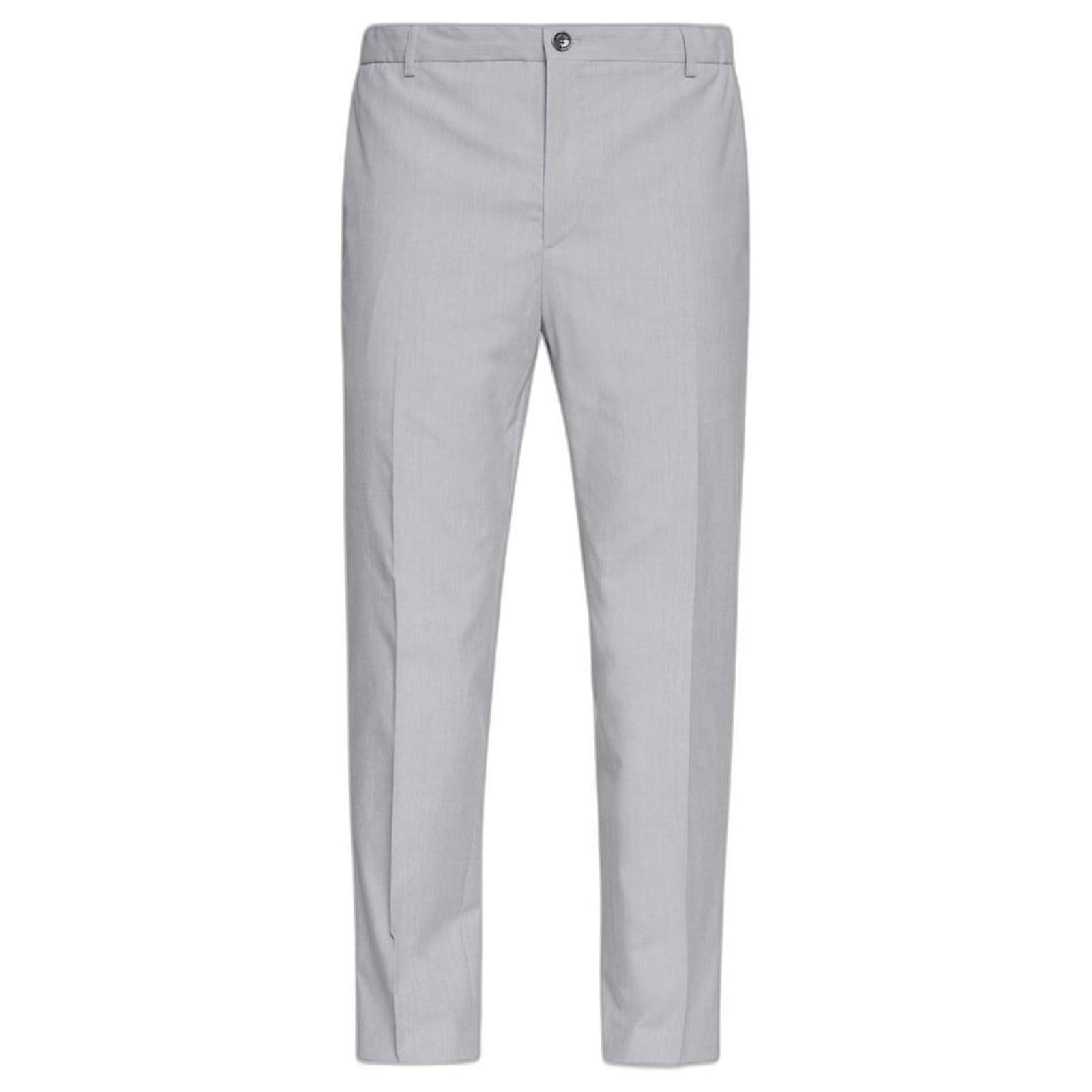 $199 Calvin Klein Men'S Gray Extra Slim Fit Flat Front Dress Pants 36 W 30  L | eBay