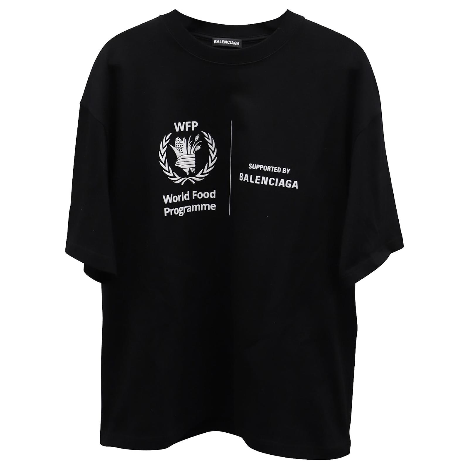 Balenciaga World Food Programme Tshirt in Black for Men  Lyst