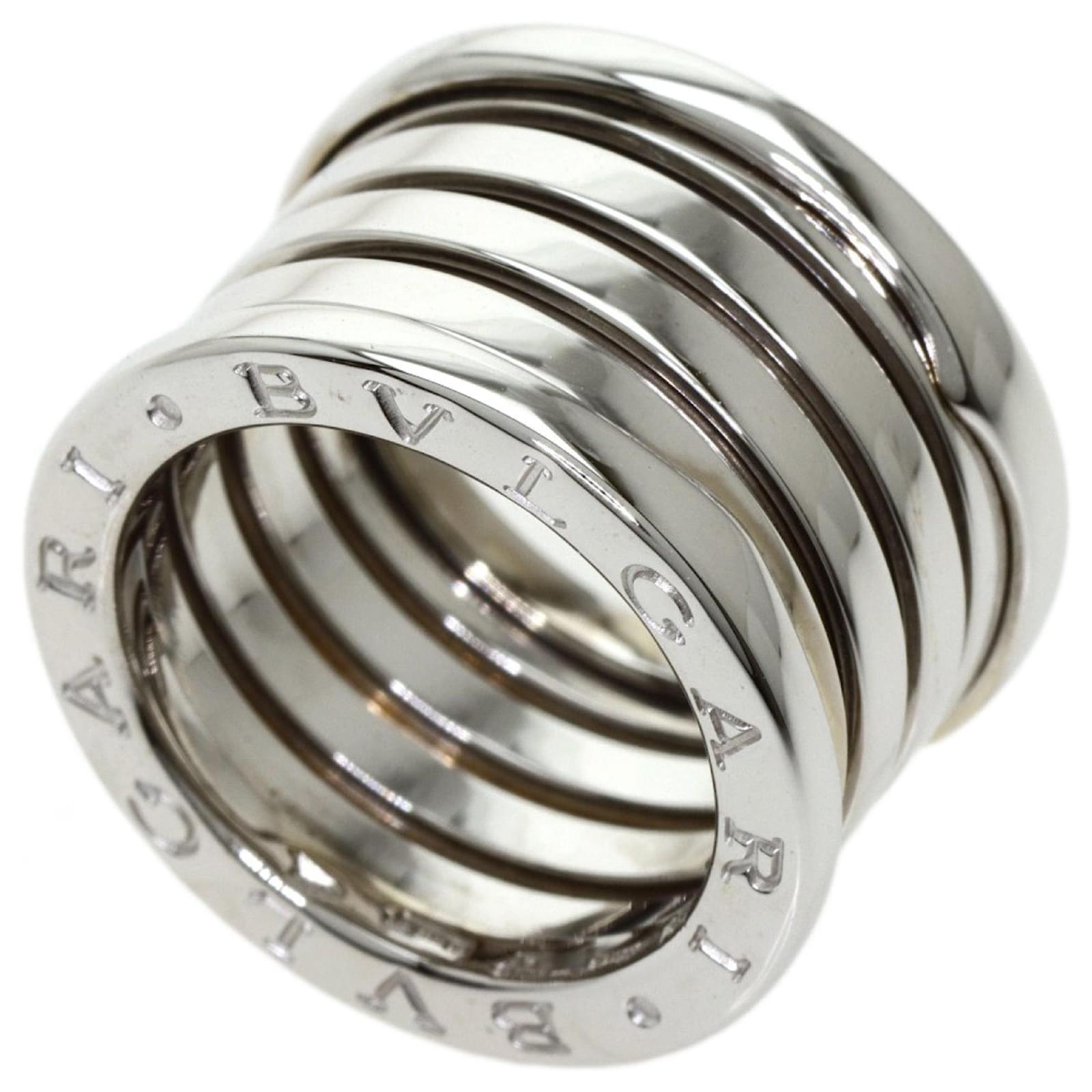 Bulgari Bvlgari B Zéro Or Blanc Argenté Ref.666899 - Joli Closet