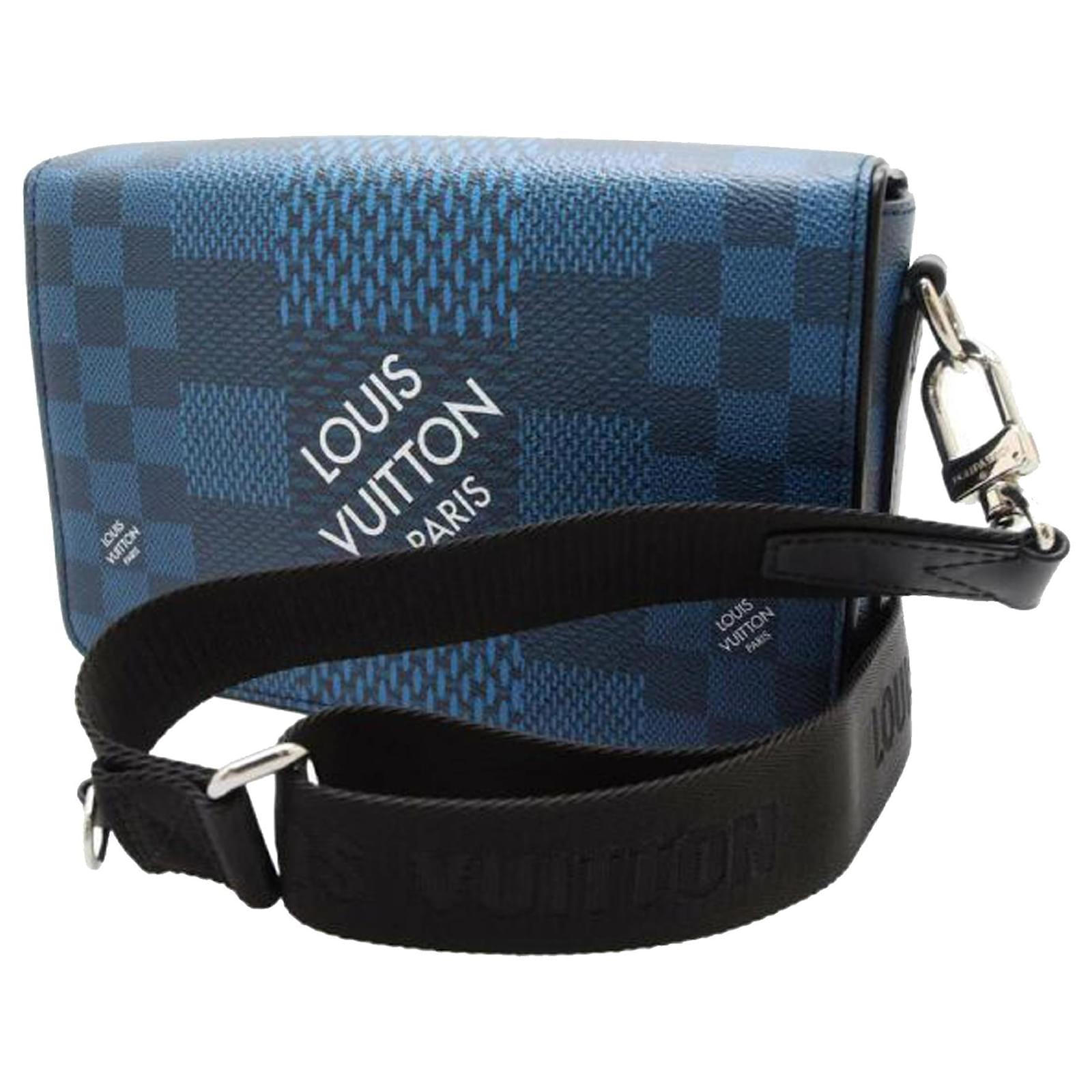 Louis Vuitton Men's Damier Leather Crossbody