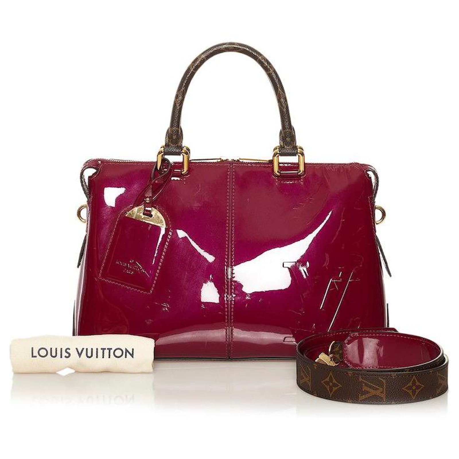 purple louis vuitton handbag