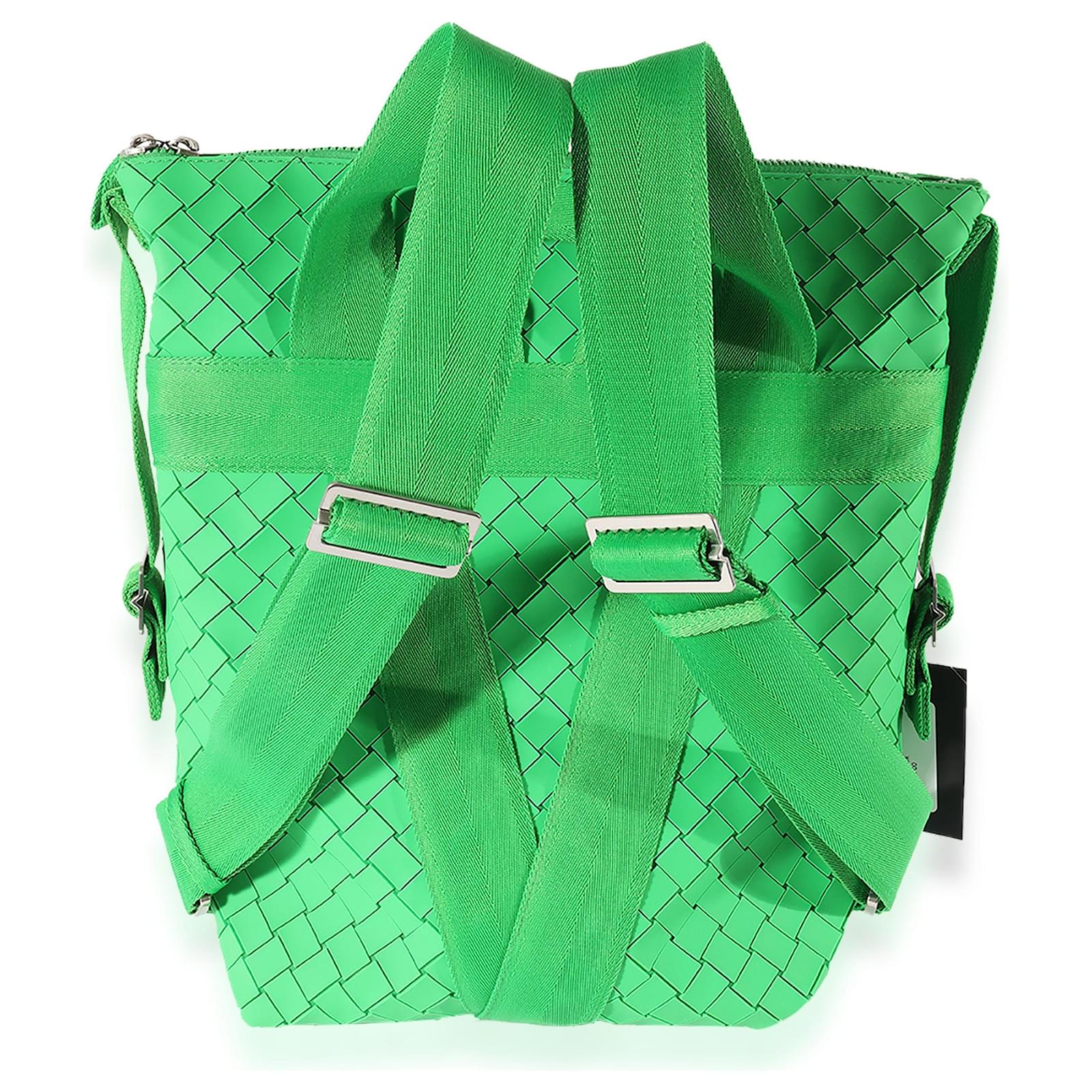 Bottega Veneta Crossbody Bag Leather Green Parakeet
