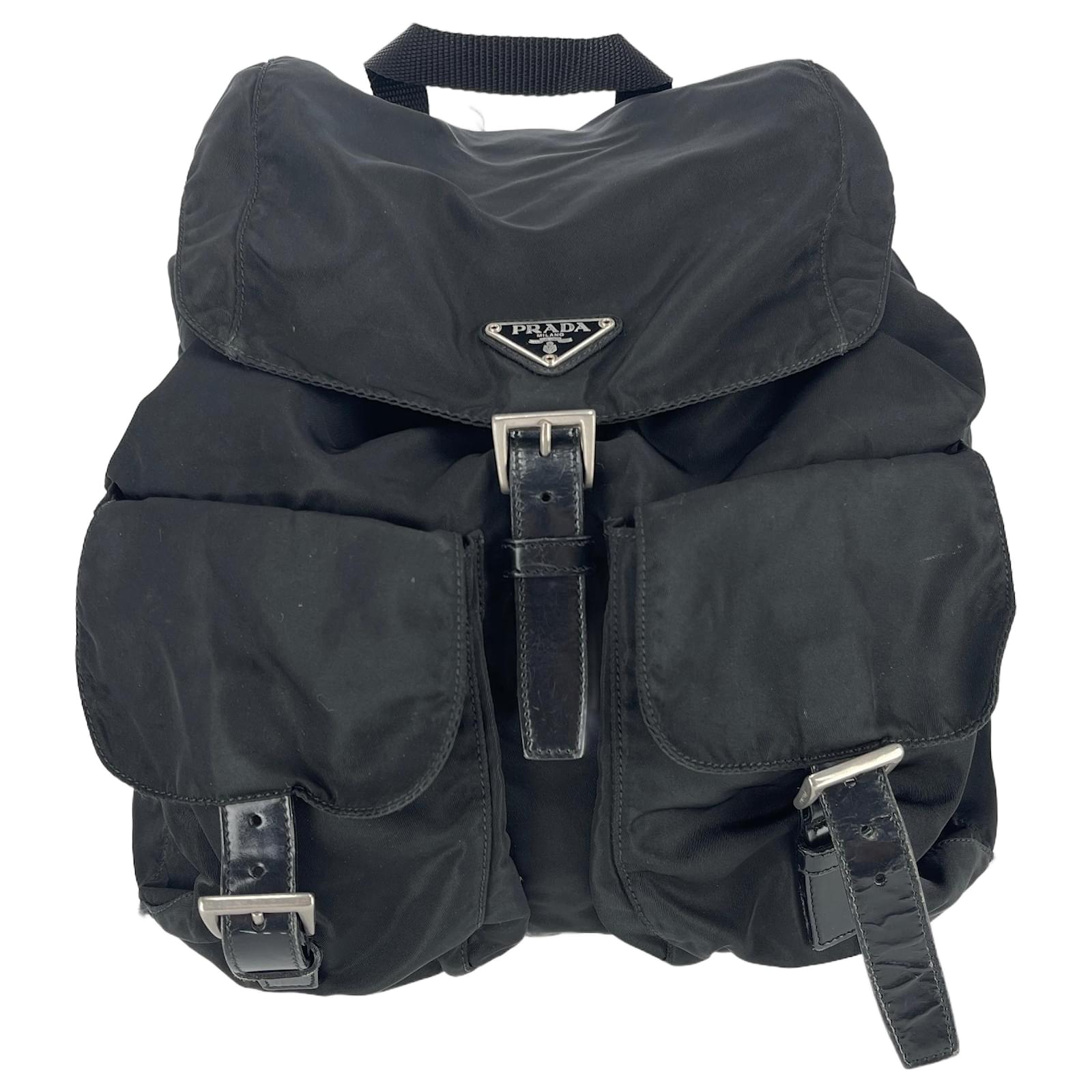 Large discount prada backpack