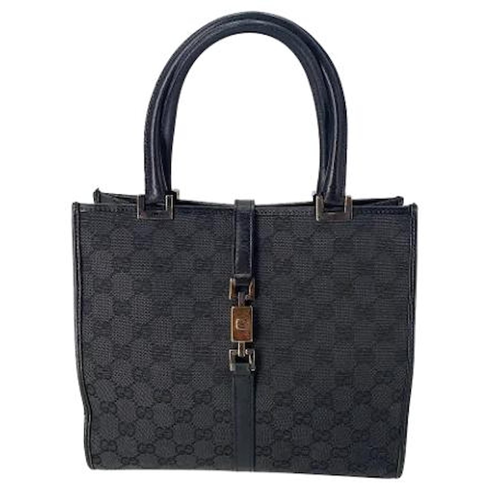 Black Fabric Gucci Handbag Cloth ref.668400 - Joli Closet