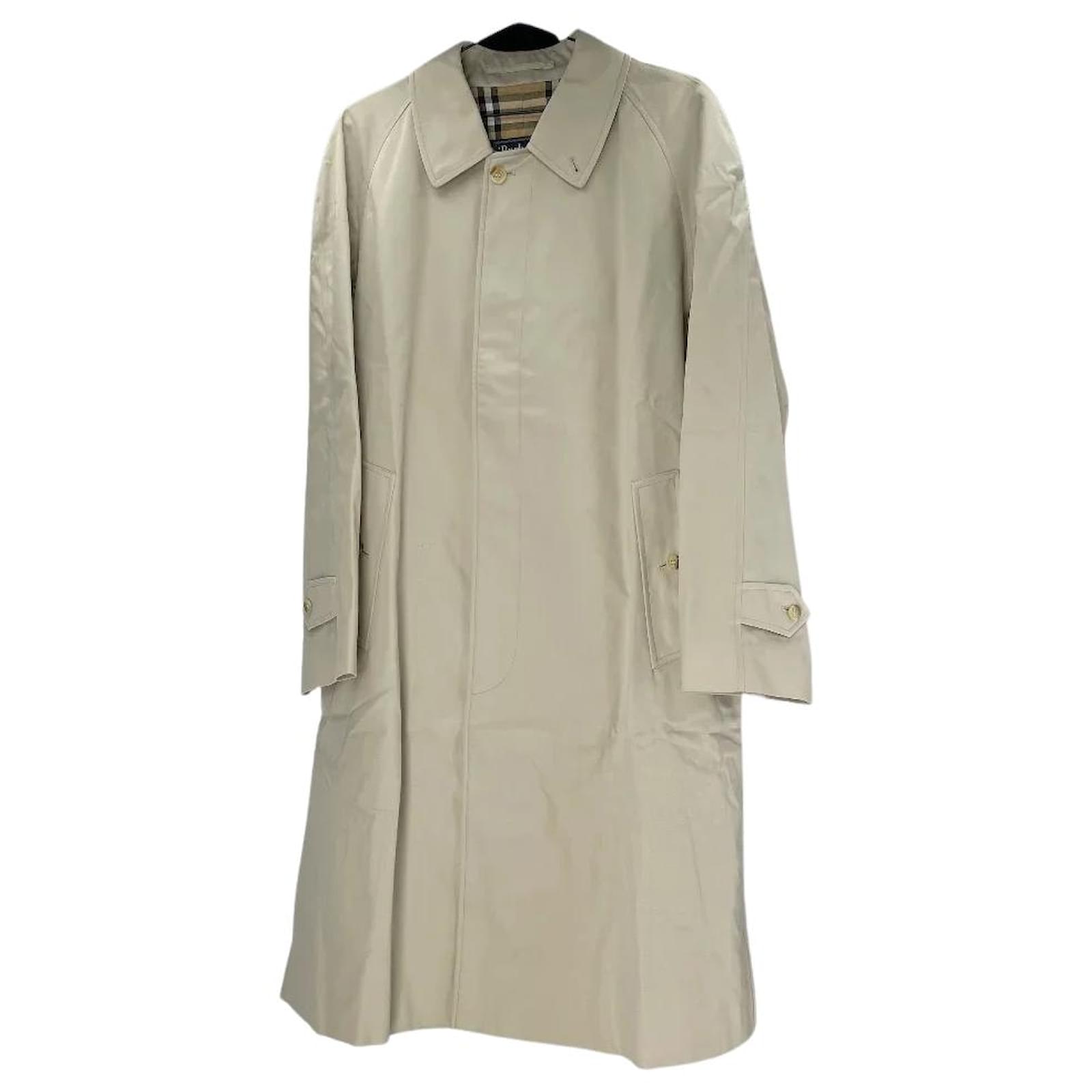 Beige Fabric Burberry Coat Cloth ref.668678 - Joli Closet