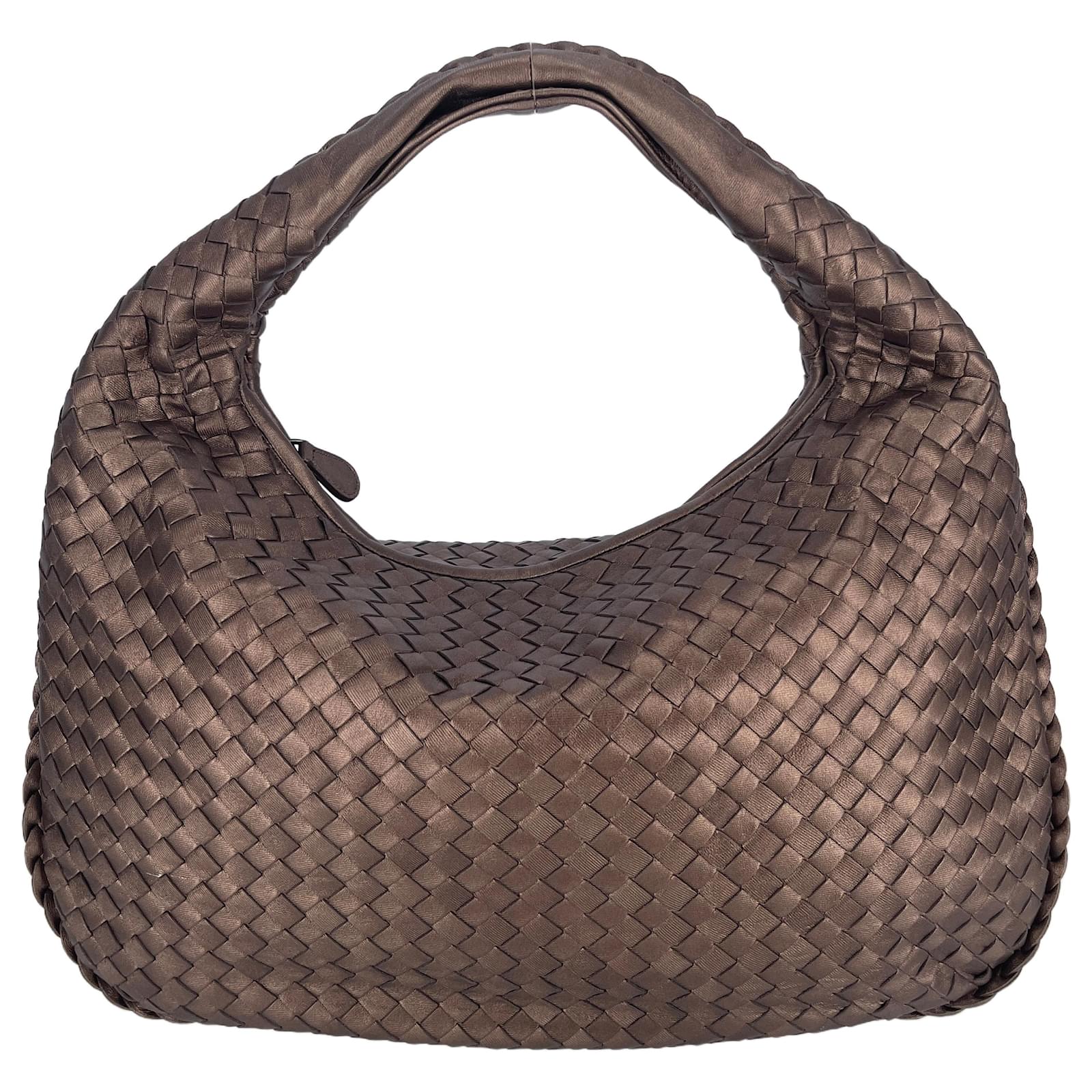 bottega veneta metallic bag