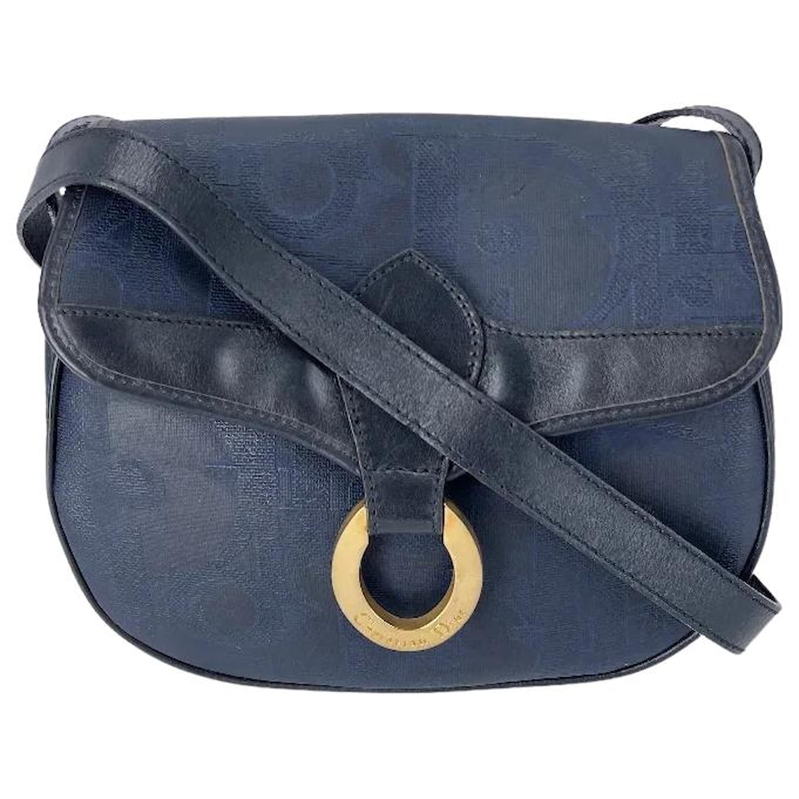 Blue Leather Dior Crossbody Bag ref.668956 Joli Closet