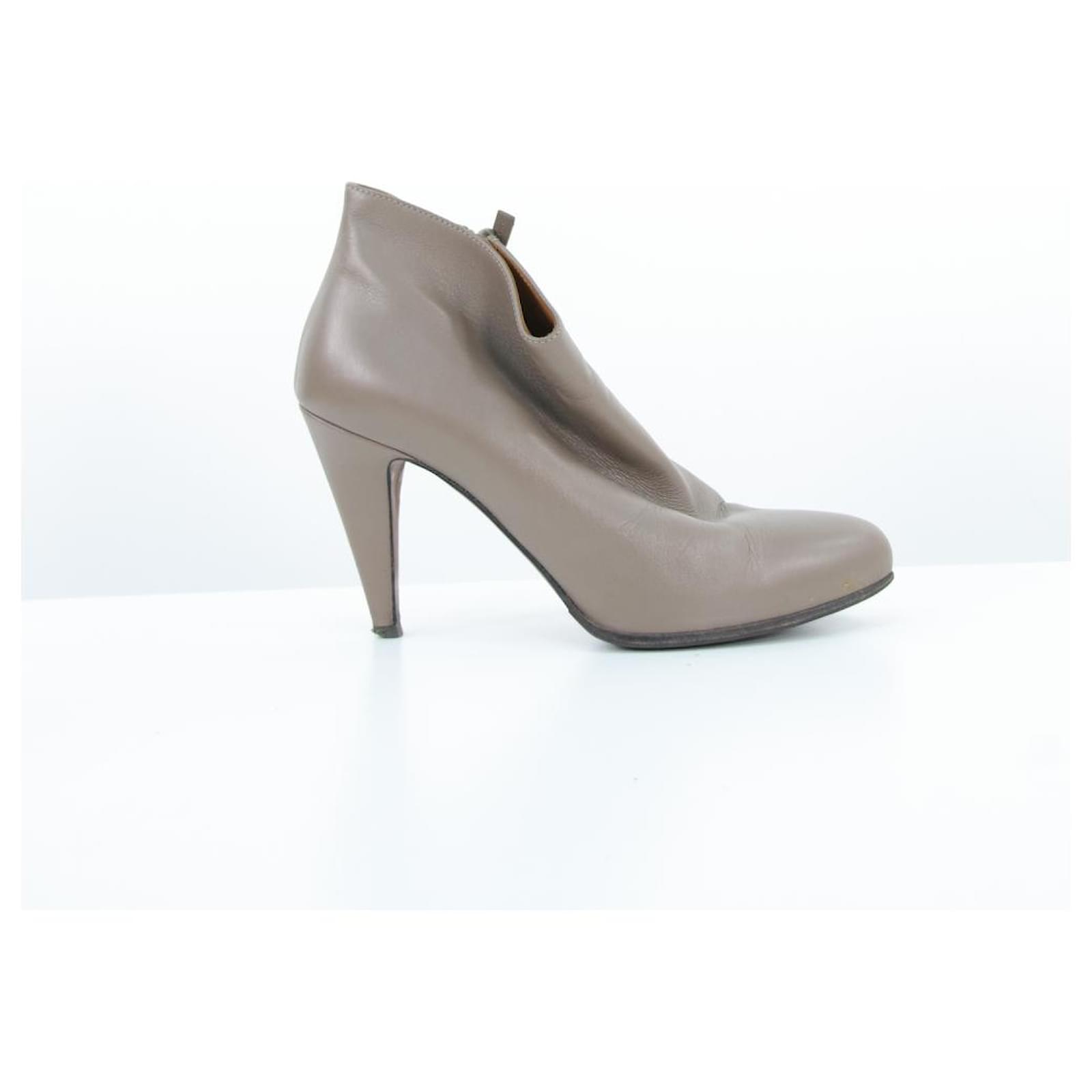 balenciaga bottes marron