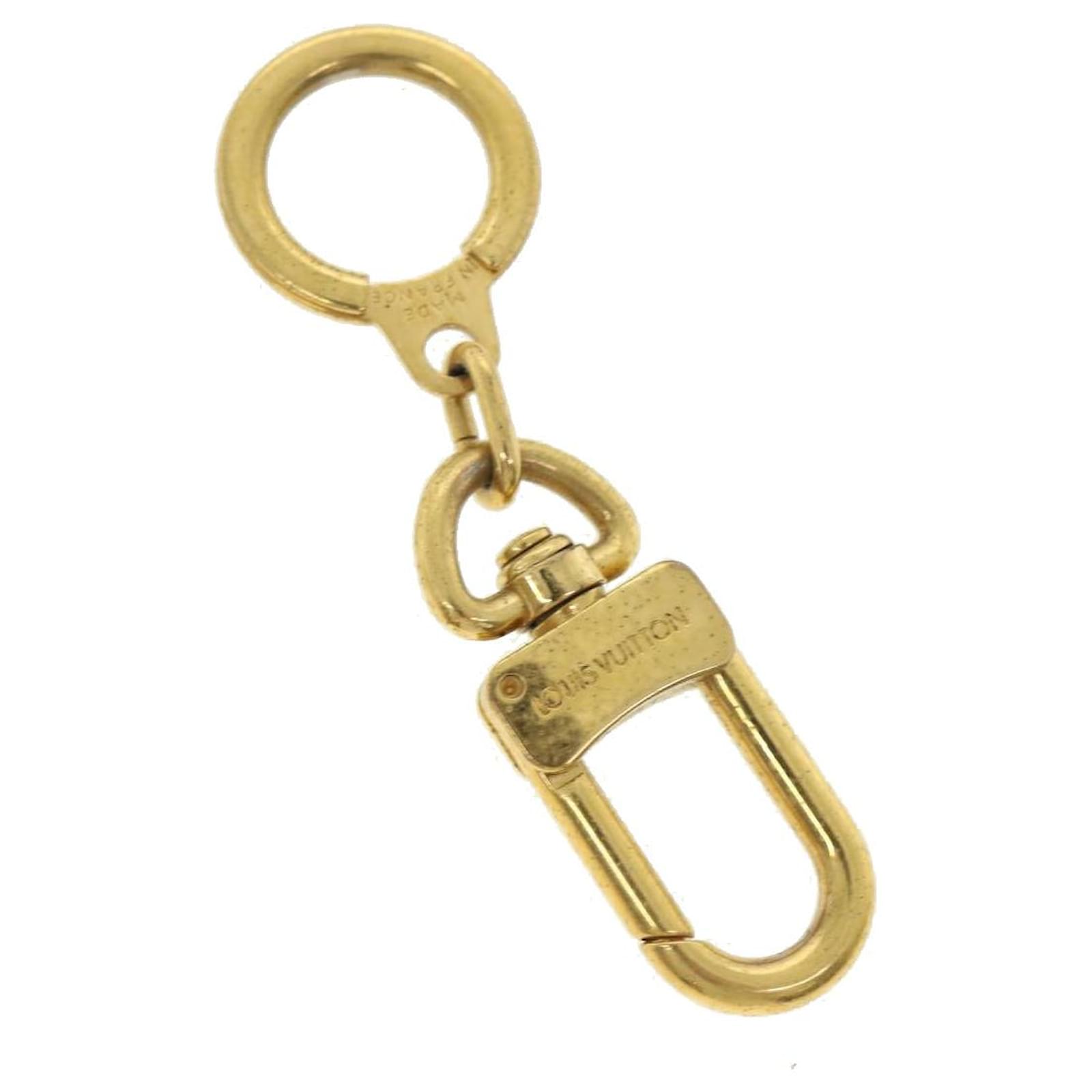 LOUIS VUITTON Anneau Cles Key Ring Gold Tone M62694 LV Auth 31875